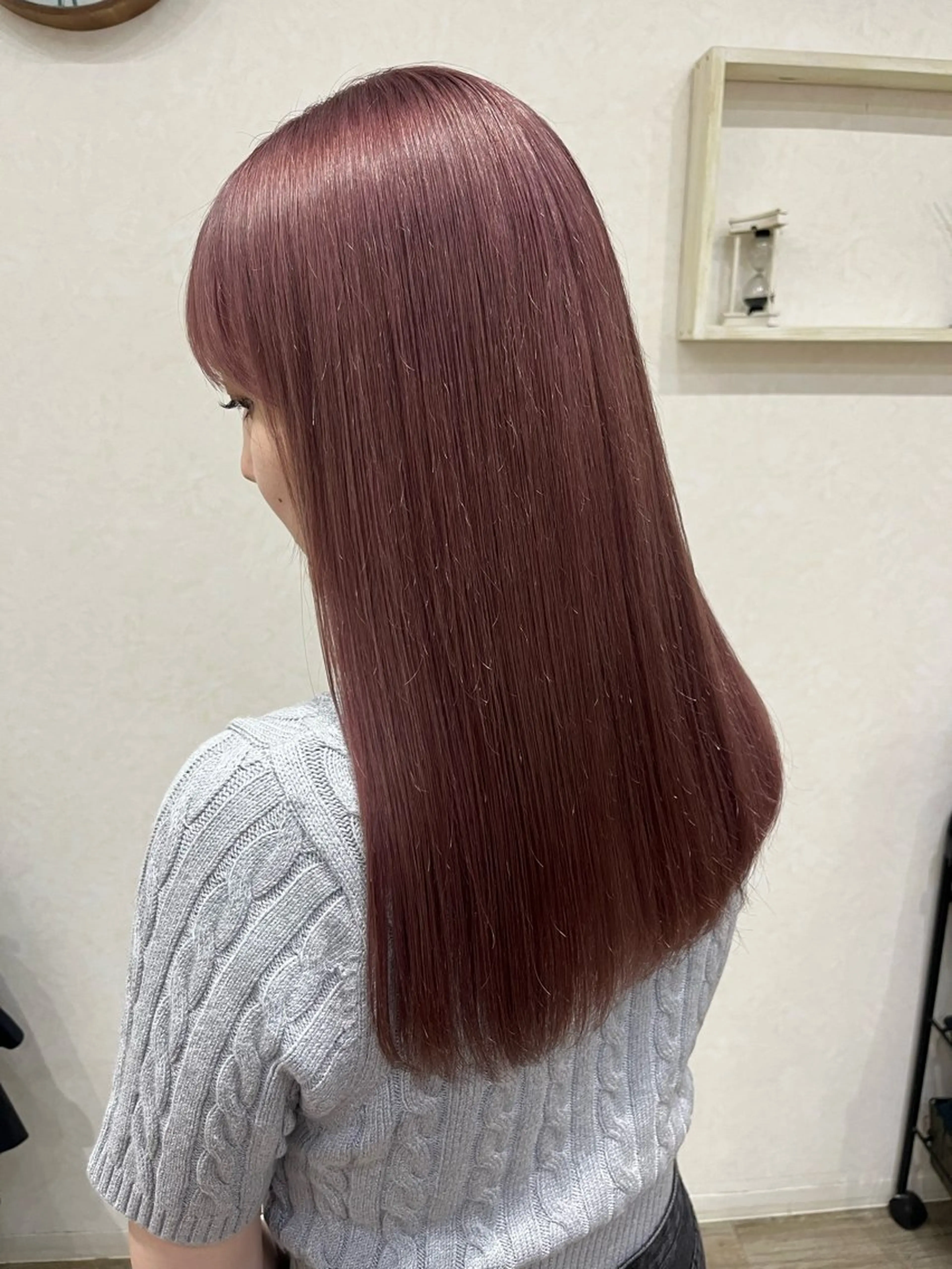 セミロング カラー ベージュカラー ブリーチ ブラウンカラー ダブルカラー イルミナカラー カット ヘアカラー トリートメント N°+aero 😊れいか😊のヘアスタイル