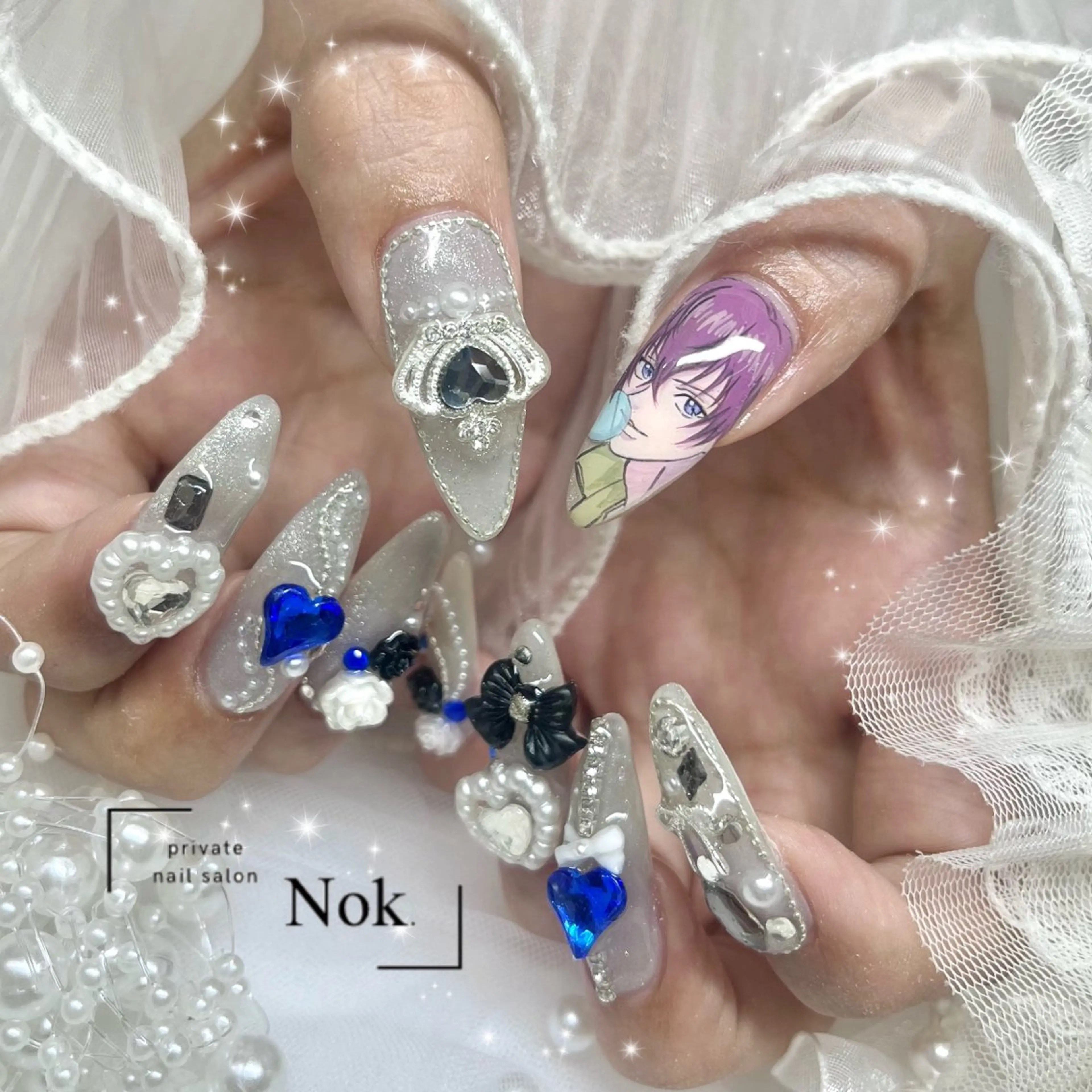 ネイル ハンドネイル 池袋痛ネイル Nok. 渡辺のネイルデザイン