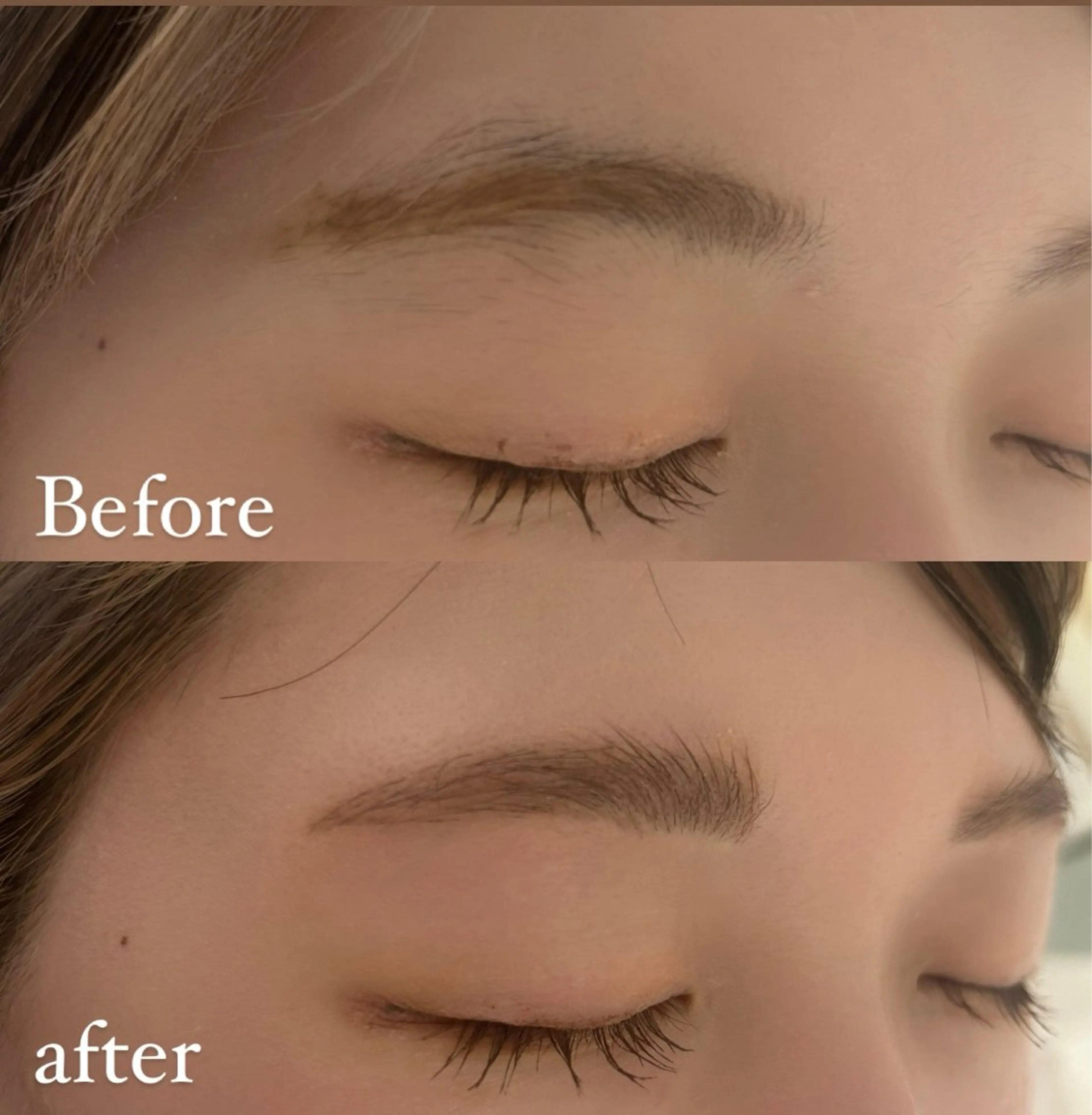 アイブロウ 似合わせカット 奥村陽花のヘアスタイル