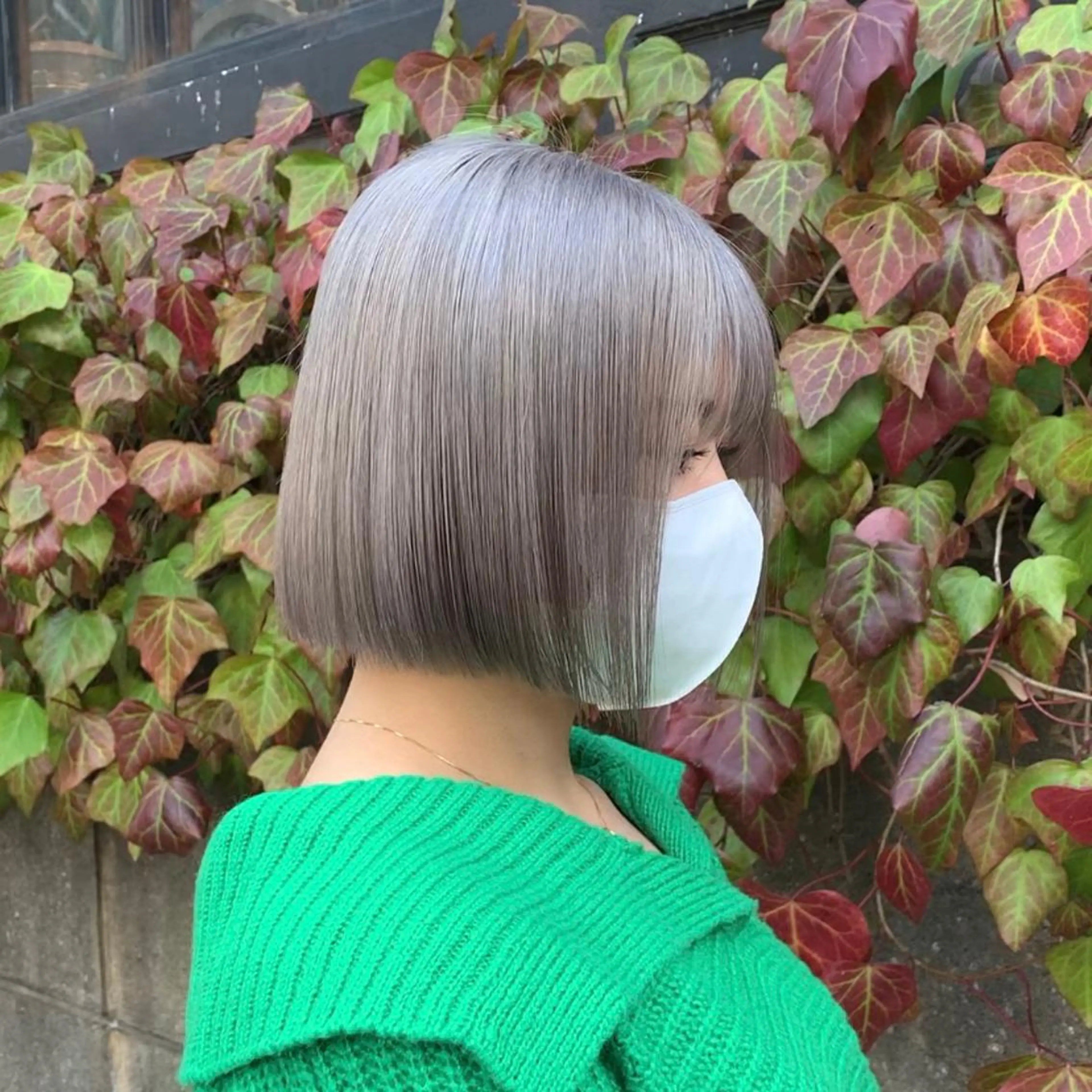 ミディアム カラー カット ヘアカラー トリートメント れい🫧 ハイトーン特化のヘアスタイル