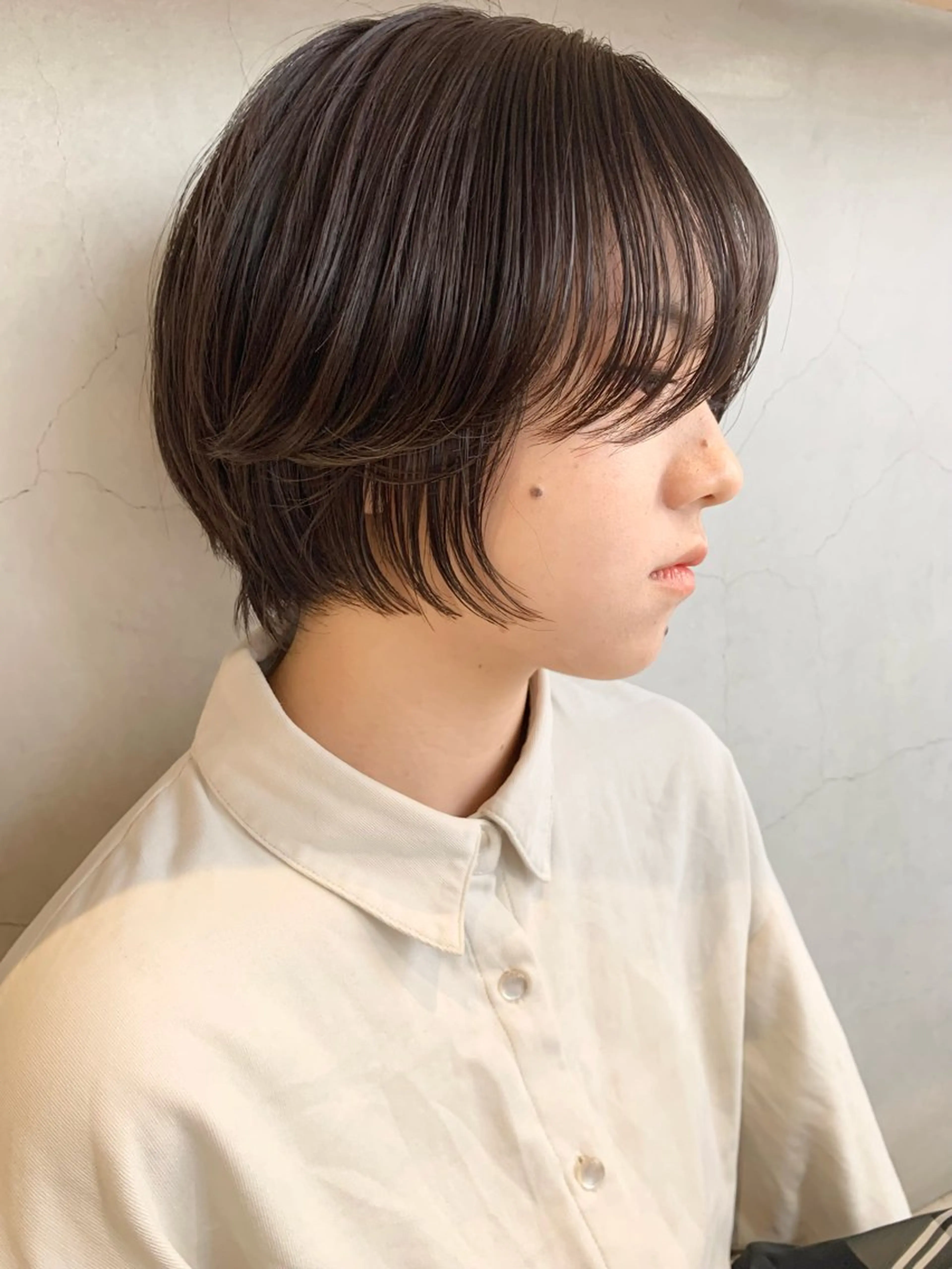 ショート カラー フェザー/ニュアンス パーマ/ryutoのヘアスタイル