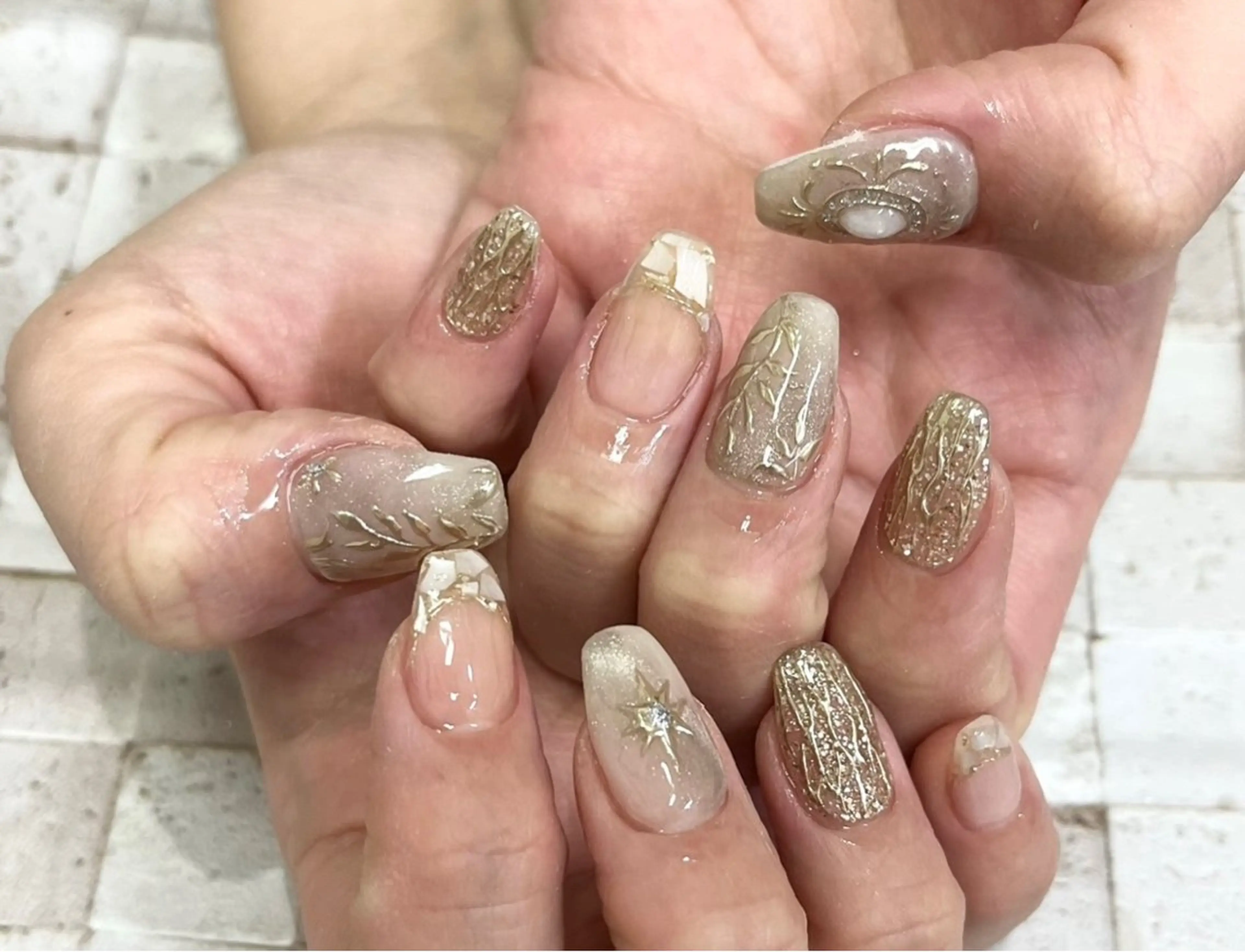 ネイル ハンドネイル フットネイル ネイルサロンNoel所属・takenawa sakiのネイルデザイン