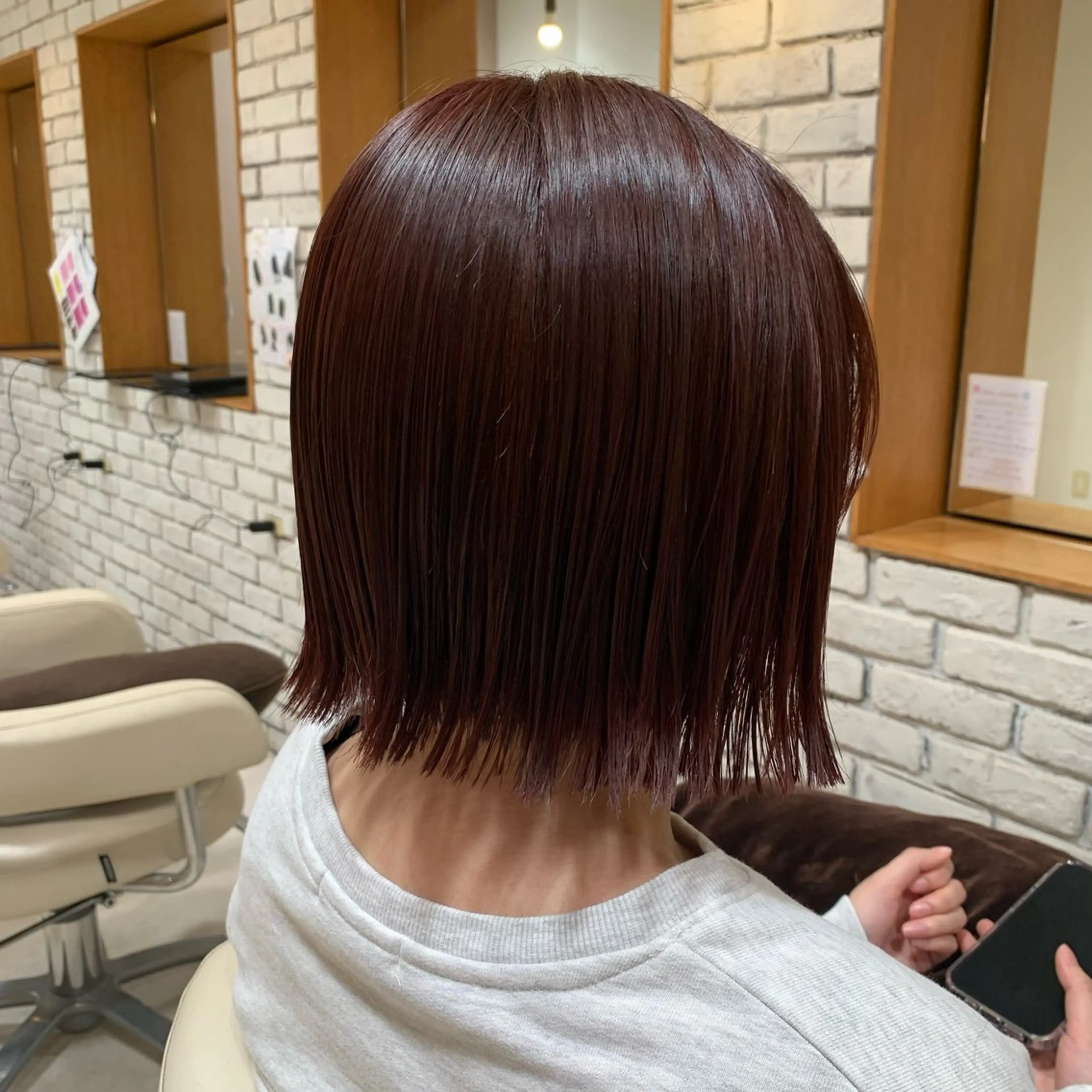 【リピーター様限定】🌿似合わせカット+透明感カラー+マイクロバブル🌿の写真