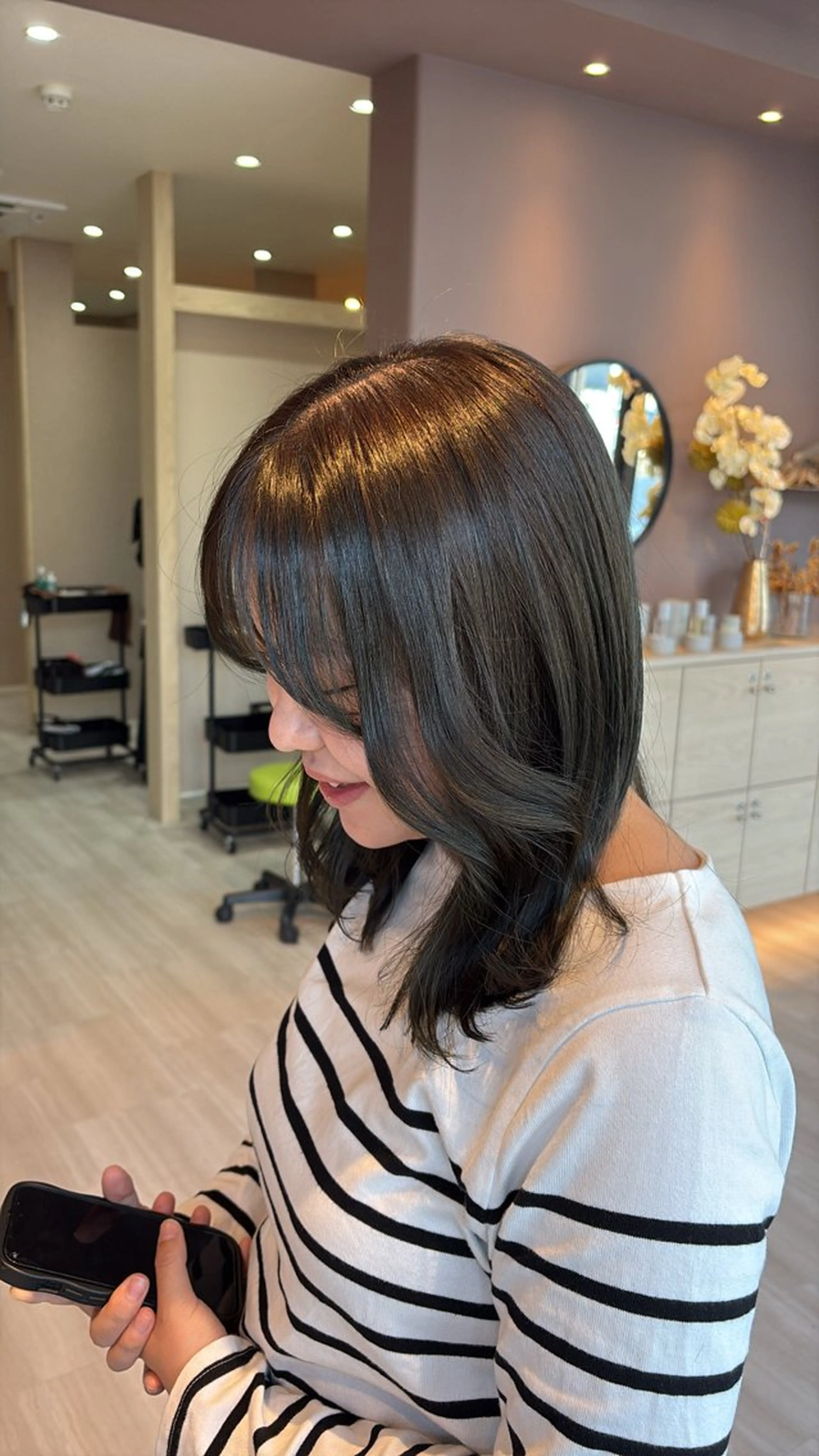 ミディアム カラー 岐阜/各務原 スタイリスト🎀のヘアスタイル