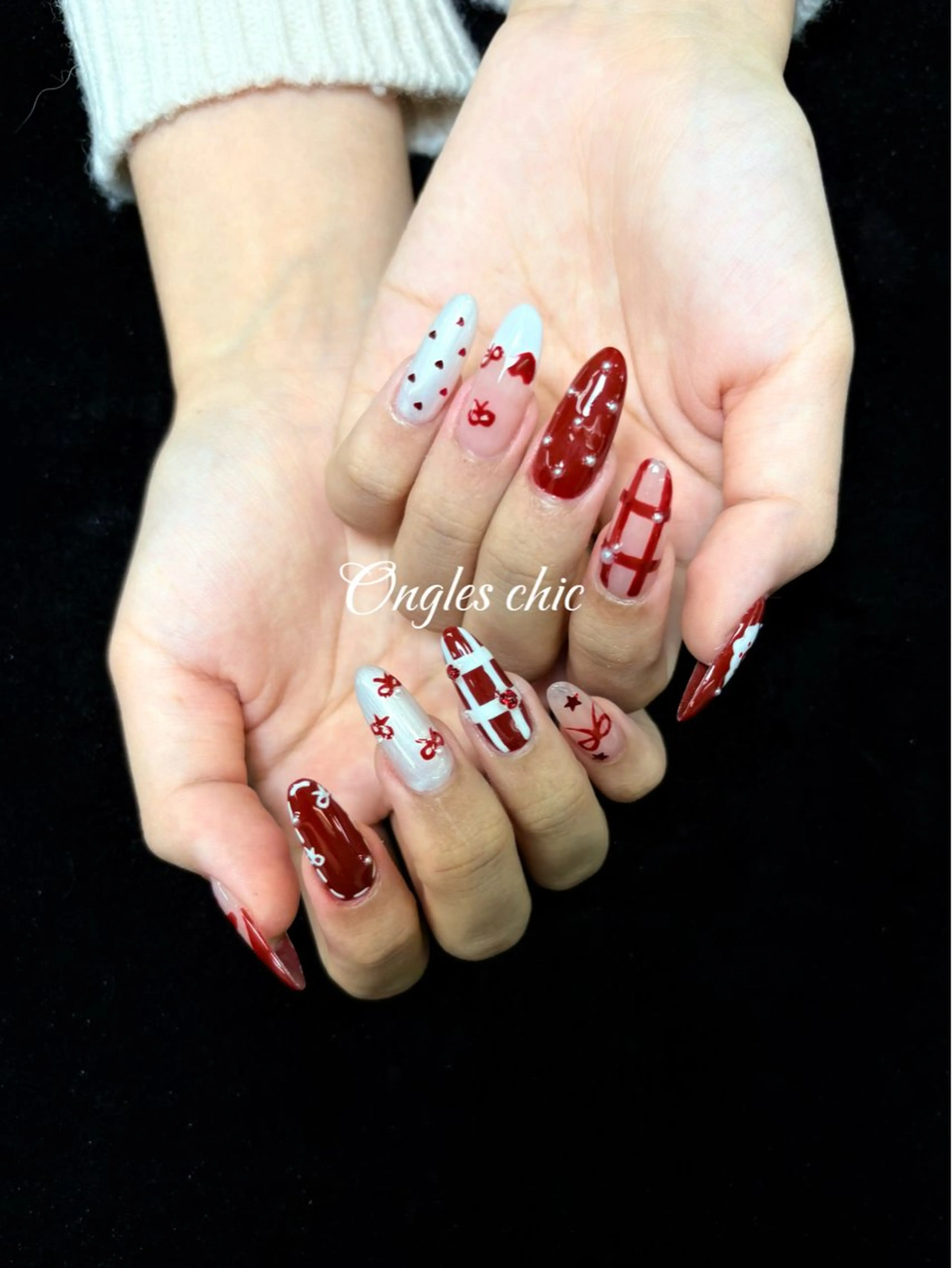 ネイル ハンドネイル ongles chicのネイルデザイン