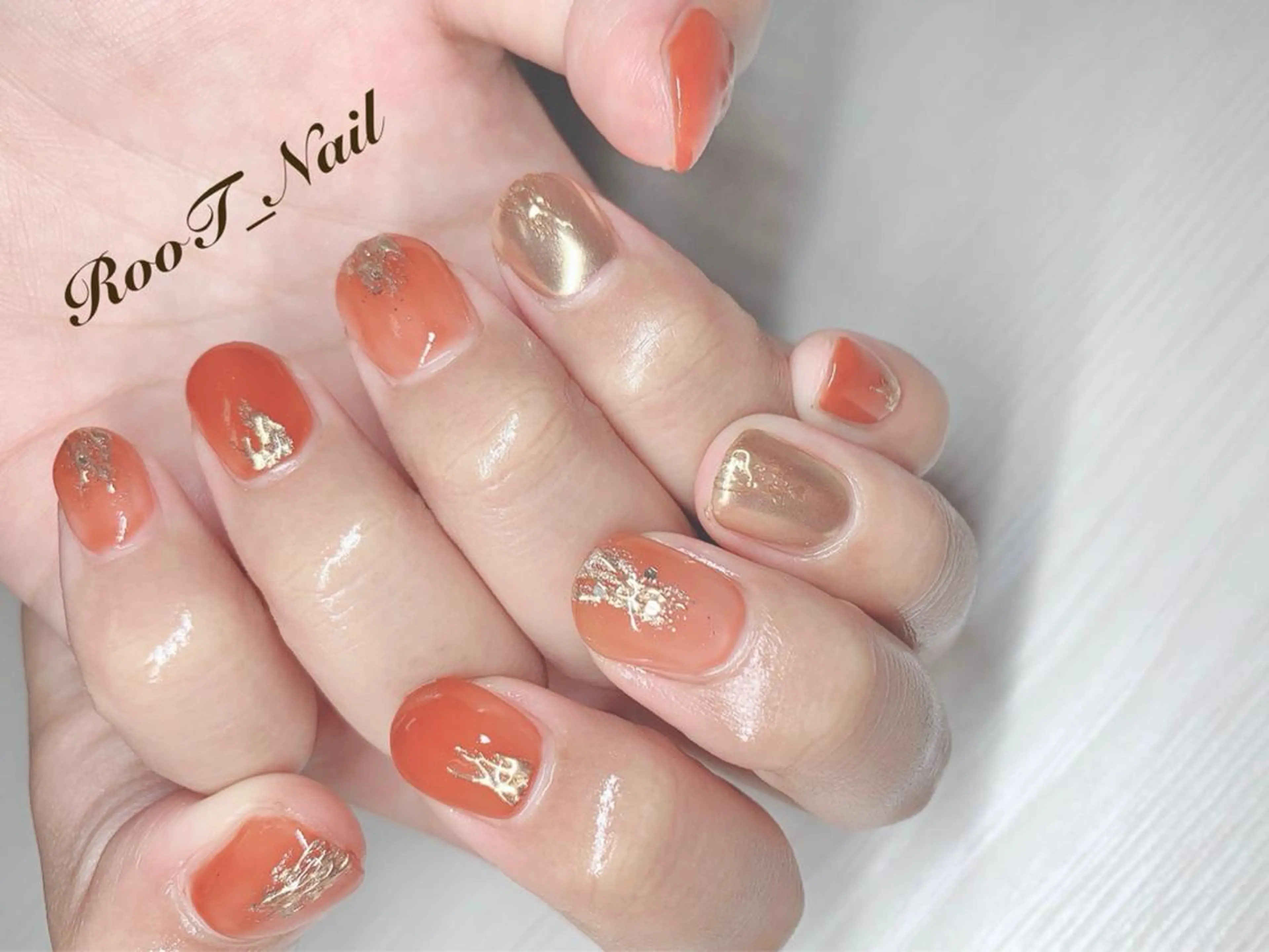 メンズ キッズ ネイル ミラーネイル ハンドネイル RooT Nailのネイルデザイン
