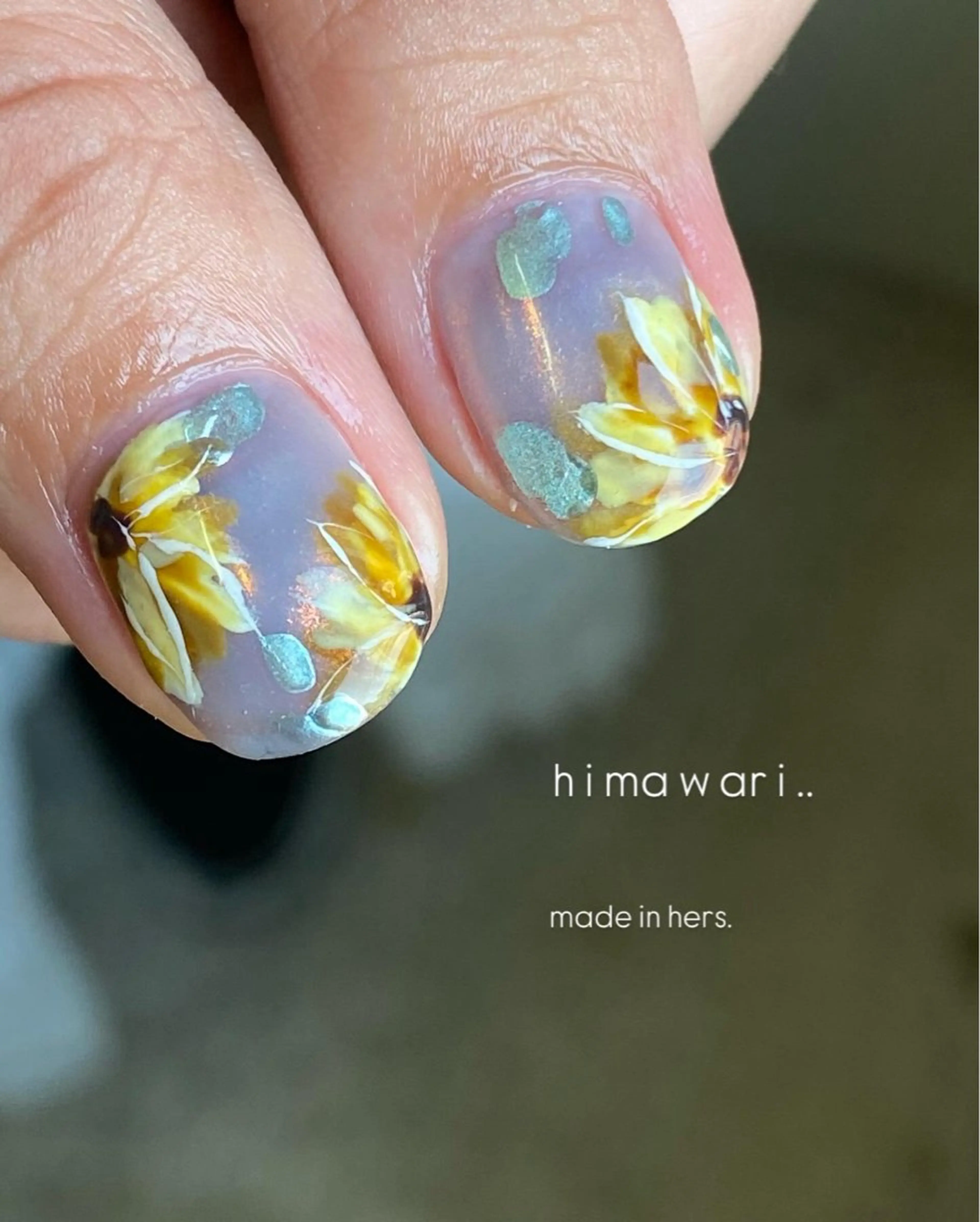 ネイル 成人式 フレンチネイル ジェルネイル ガーリー マグネットネイル ハンドネイル 草加ニュアンスネイル 🌚hersのネイルデザイン