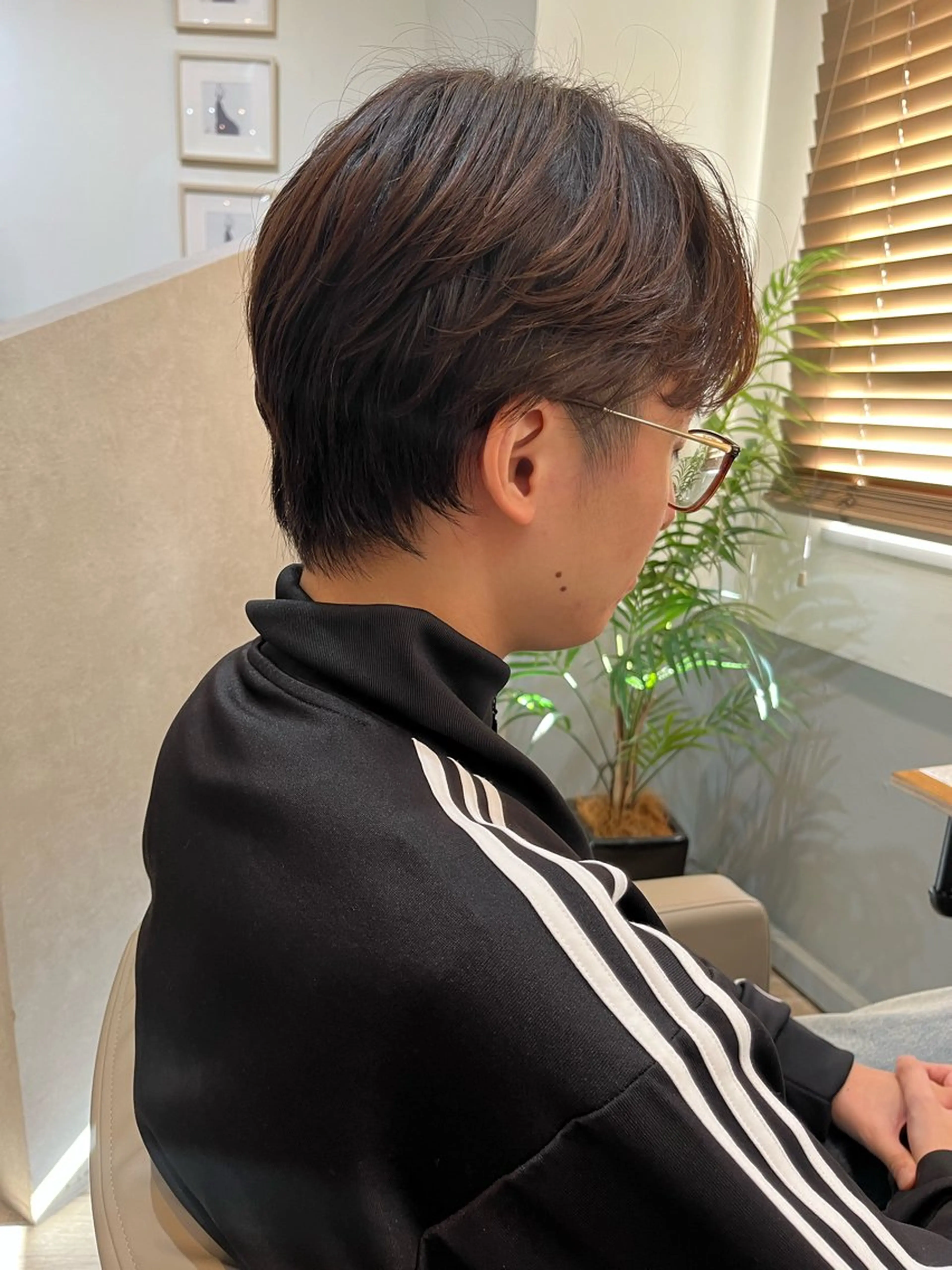 ショート メンズ 暖色艶カラー♥️ nagi♥️のヘアスタイル