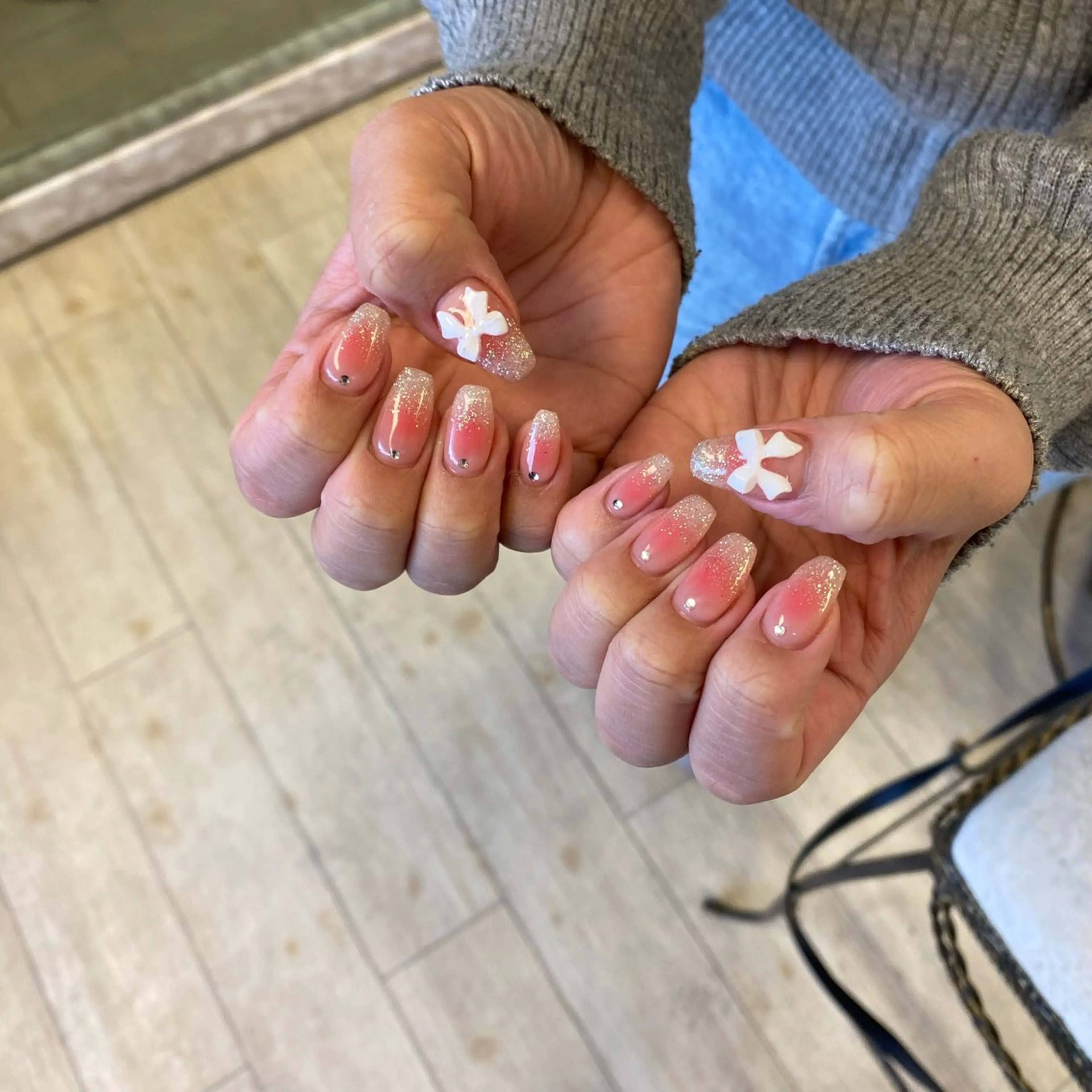 ネイル チークネイル SAKURA 中島のネイルデザイン