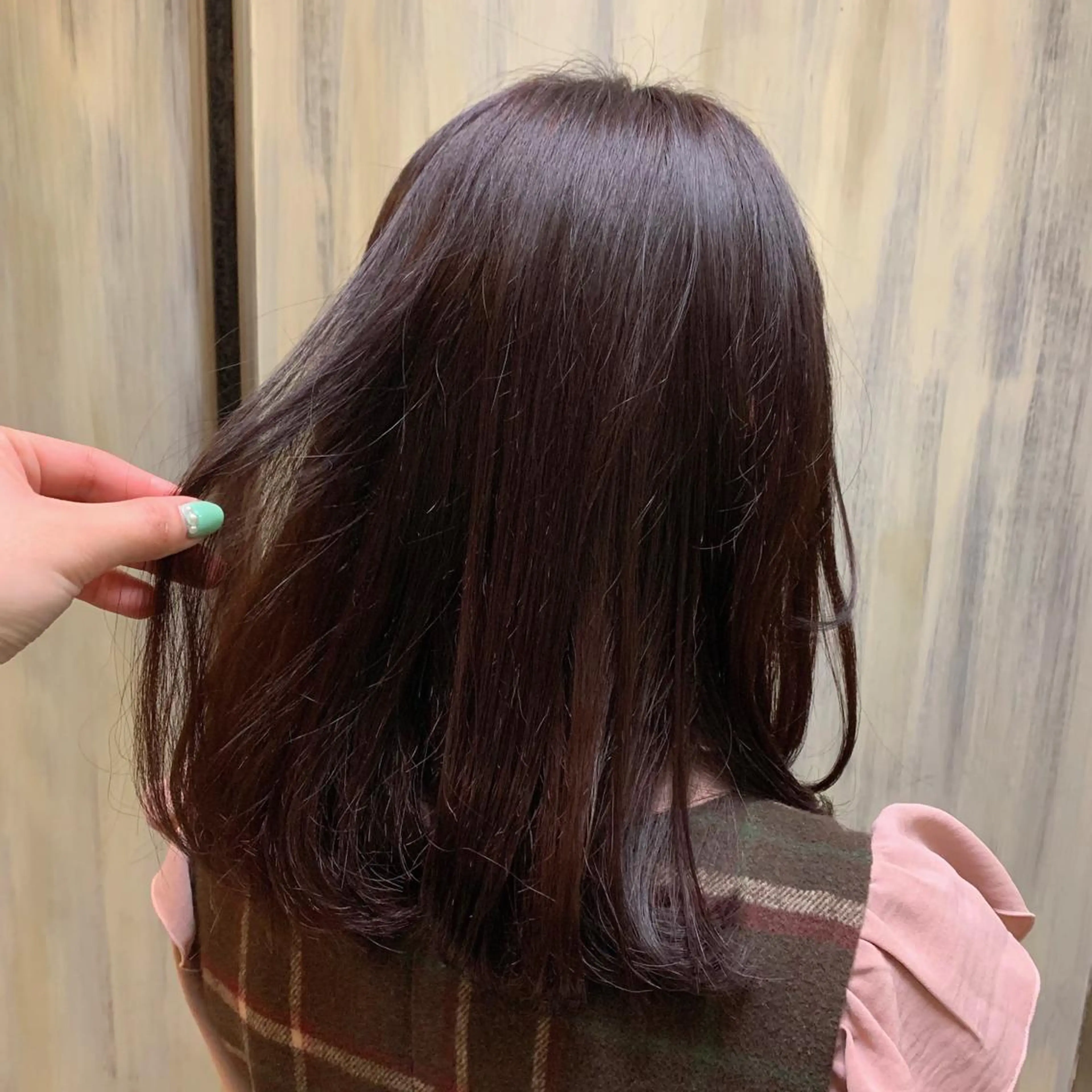 セミロング カラー ヘアカラー トリートメント ALLEN hair /まなのヘアスタイル