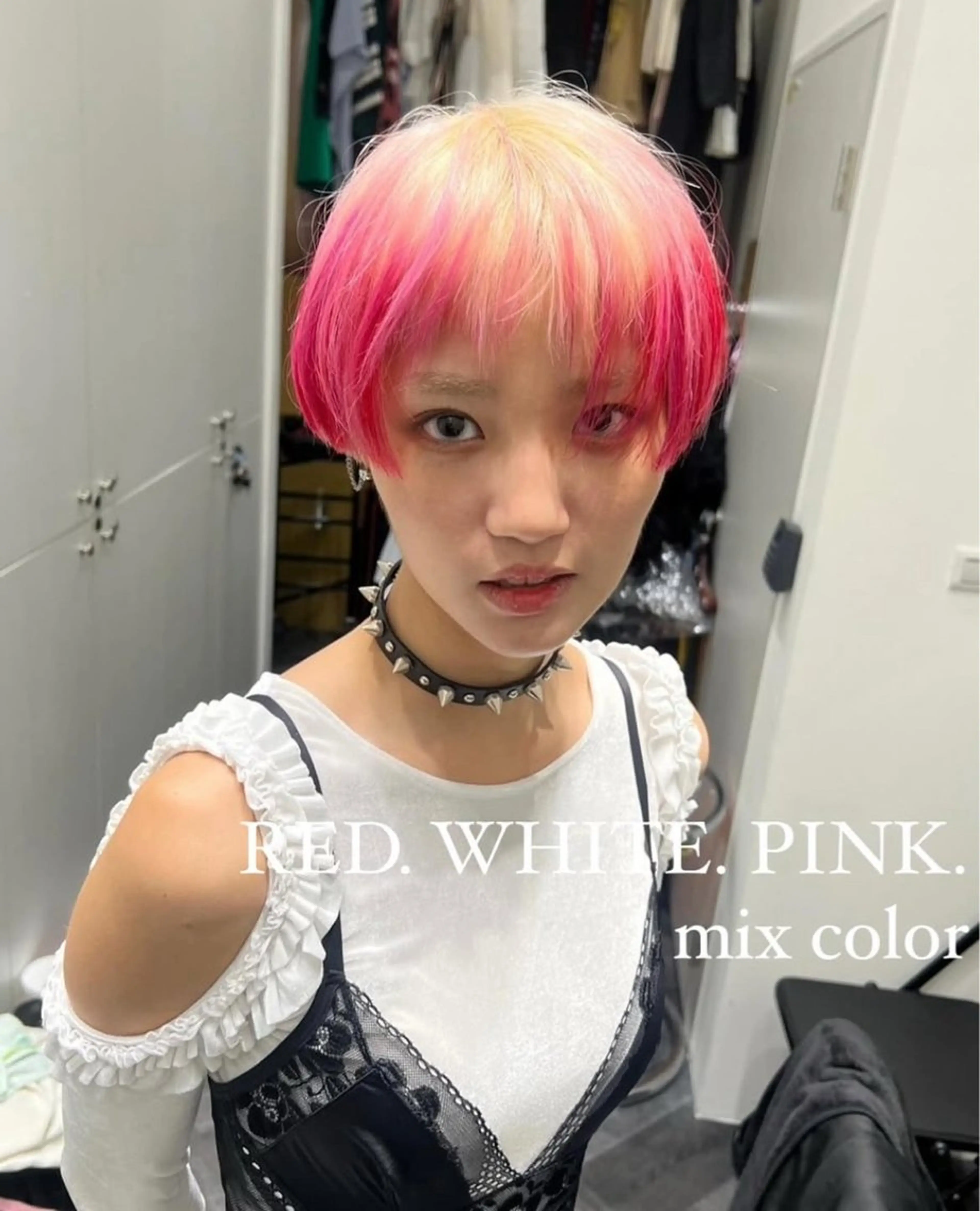ショート カラー カット ヘアカラー 湯川 未咲希のヘアスタイル