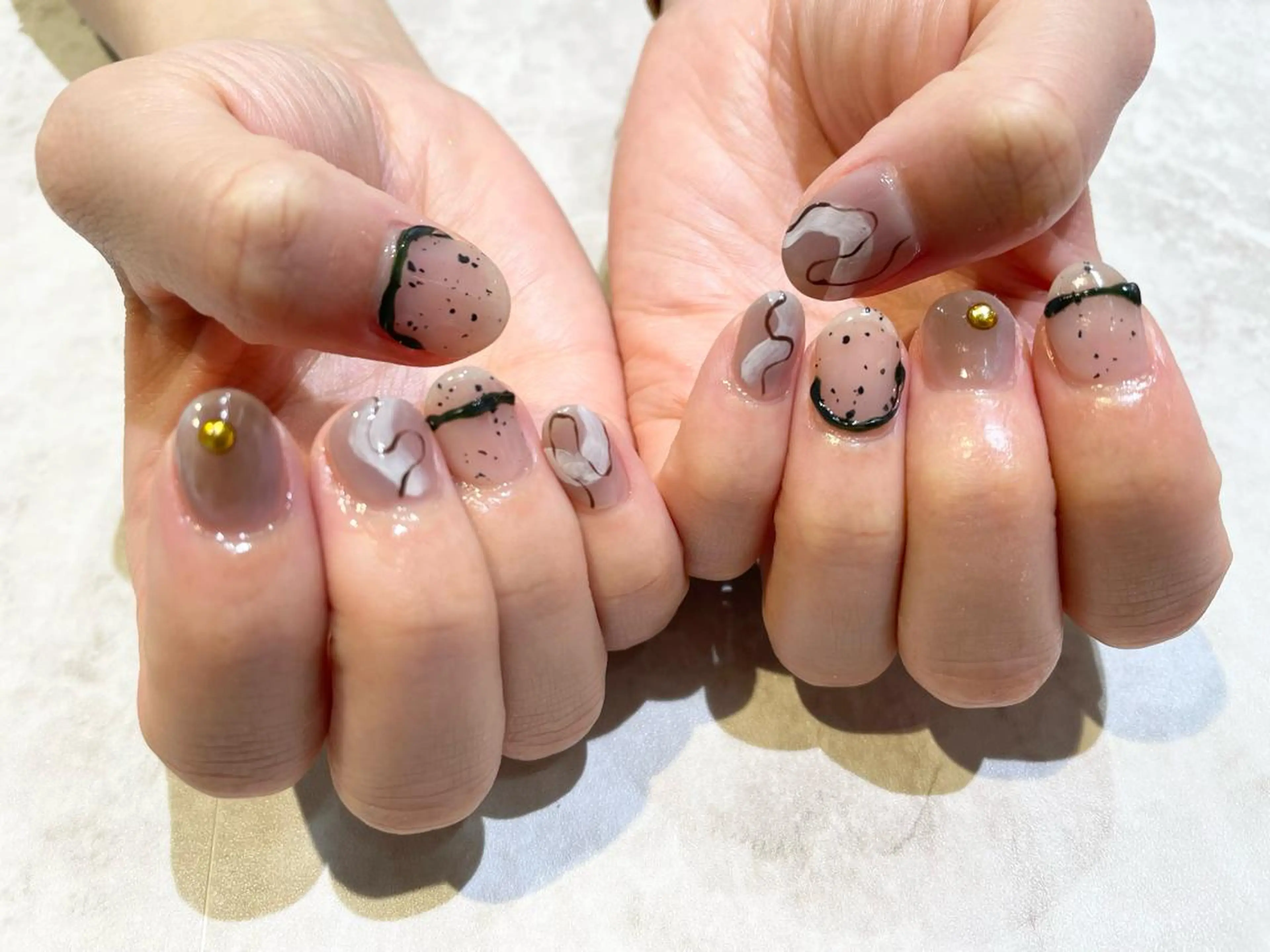 ネイル 舞田 苑香のネイルデザイン