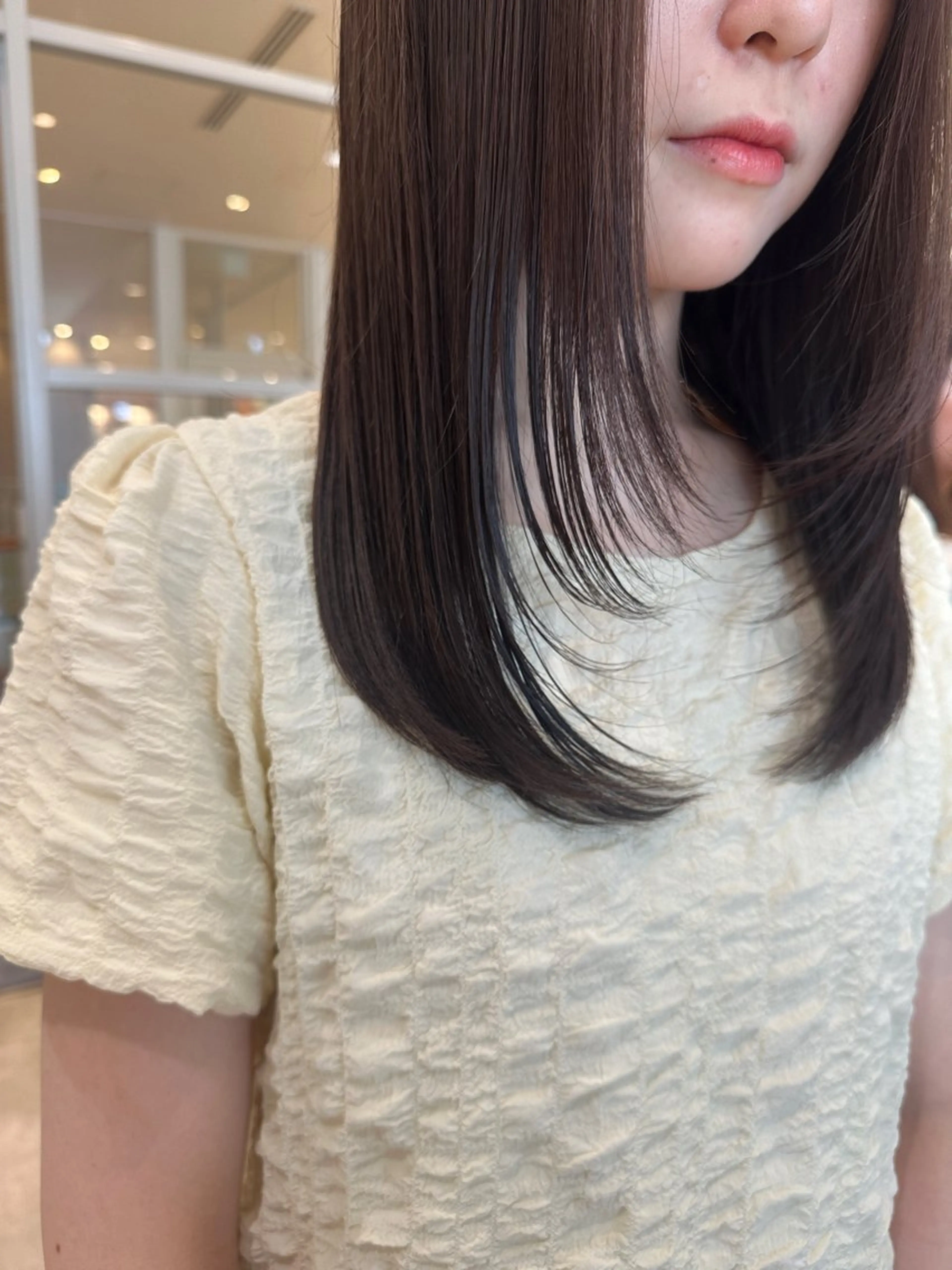 セミロング 顔まわりレイヤー 顔周りカット レイヤーカット 🌷レイヤーカット/ 透明感カラー🌷増田のヘアスタイル