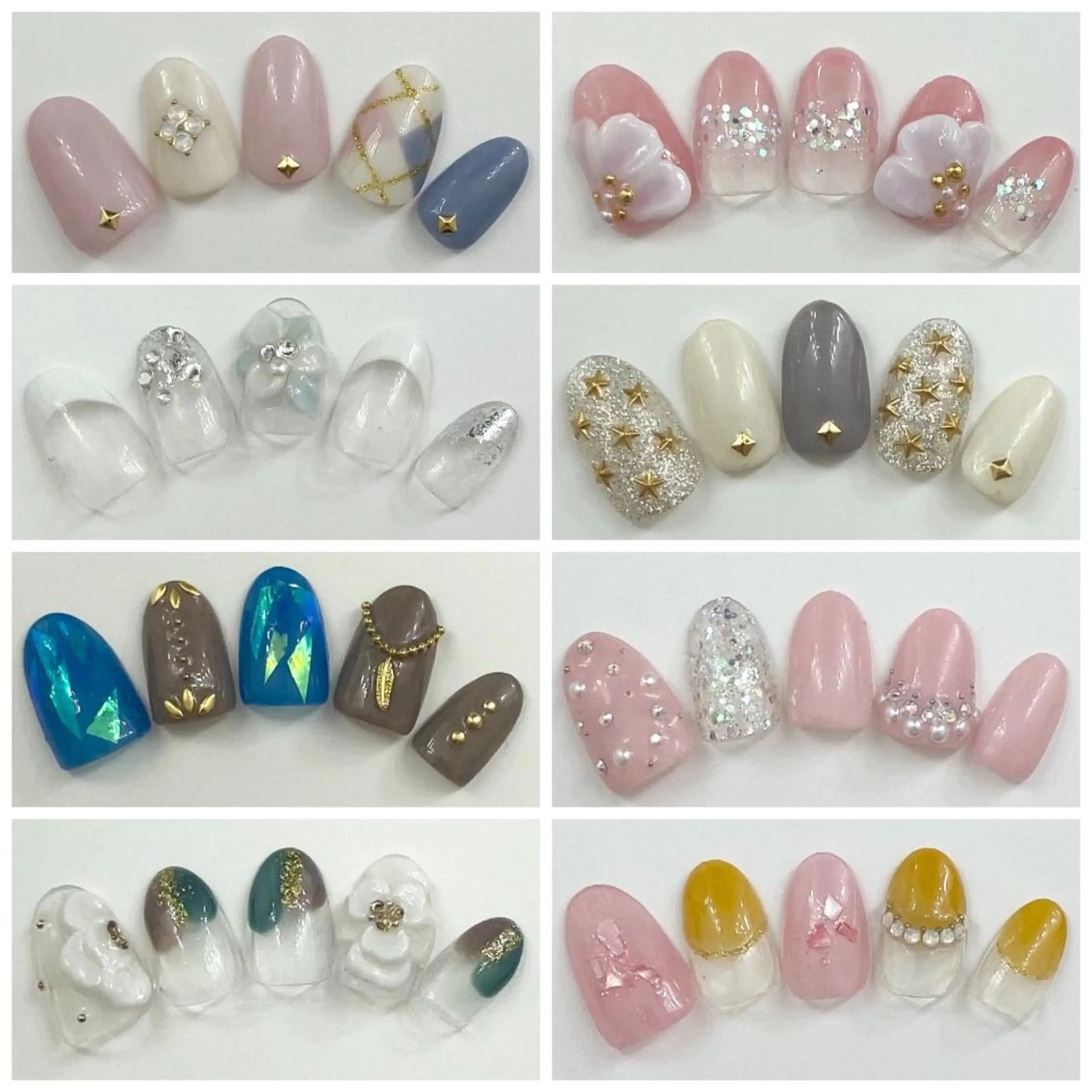 【定額デザイン/オフ込み】ハンドジェルネイル 定額デザインBの写真