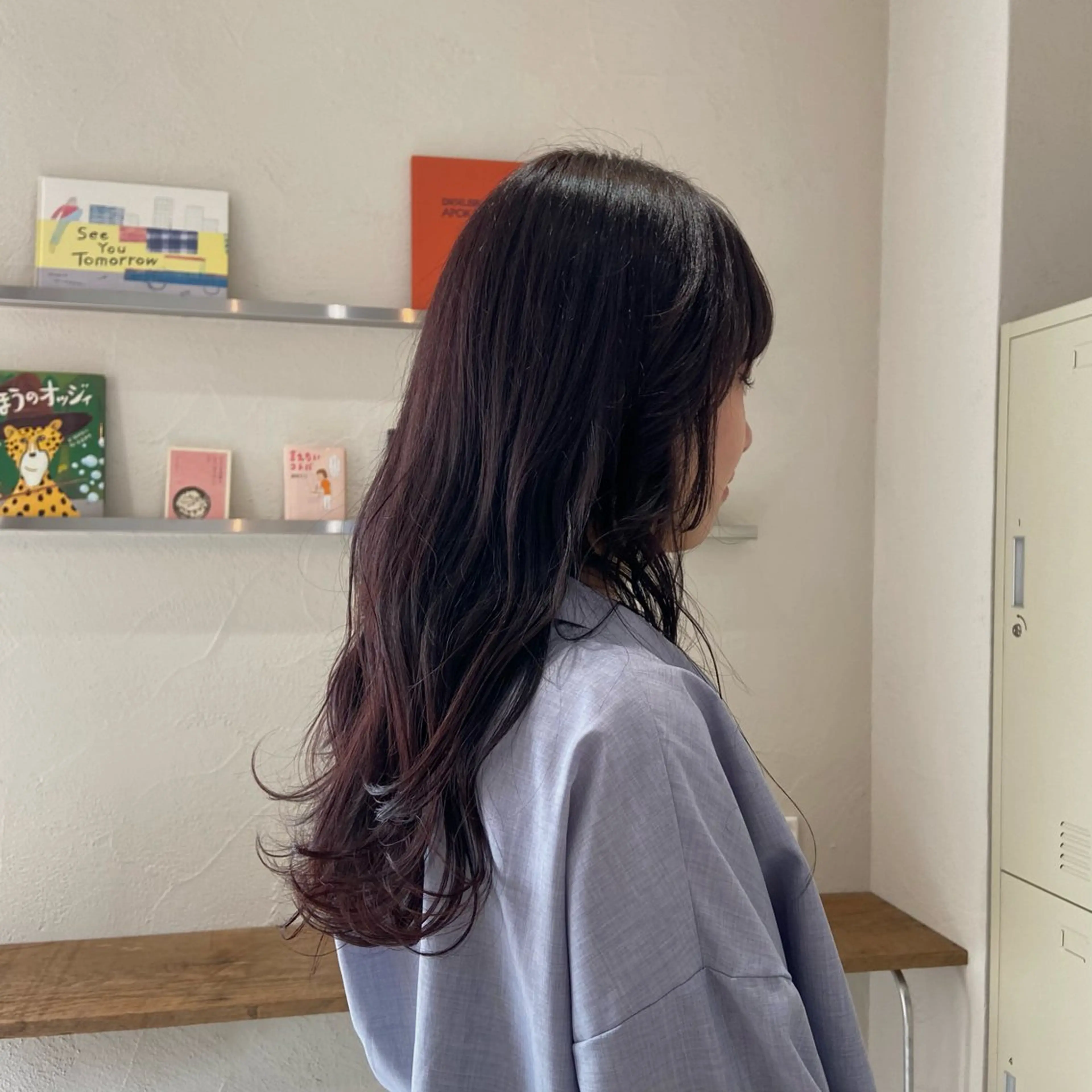 ロング カラー カット ヘアカラー トリートメント 石川 瑠琉のヘアスタイル