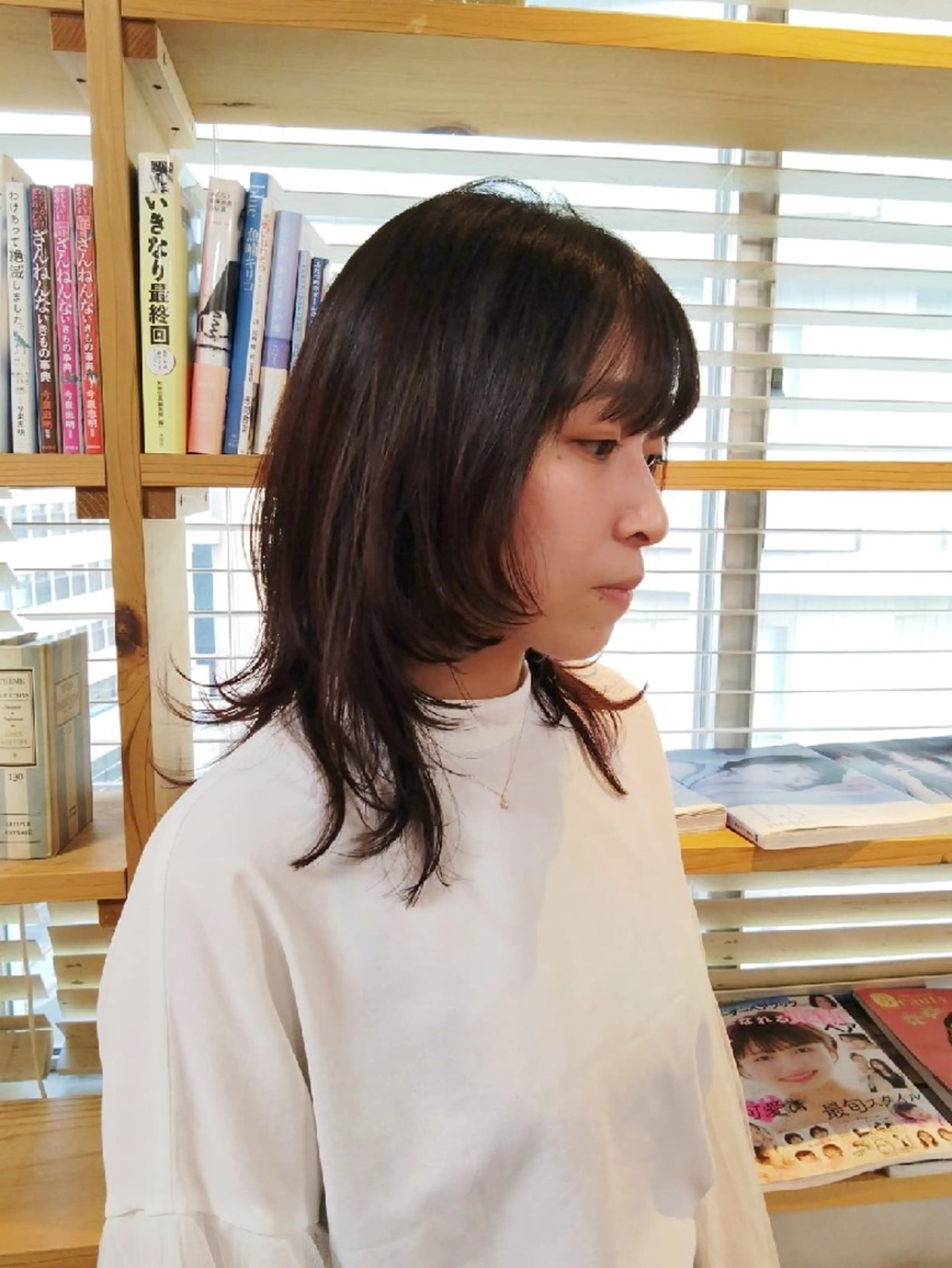 ミディアム カラー カット ヘアカラー トリートメント Topstylist ゆきこのヘアスタイル