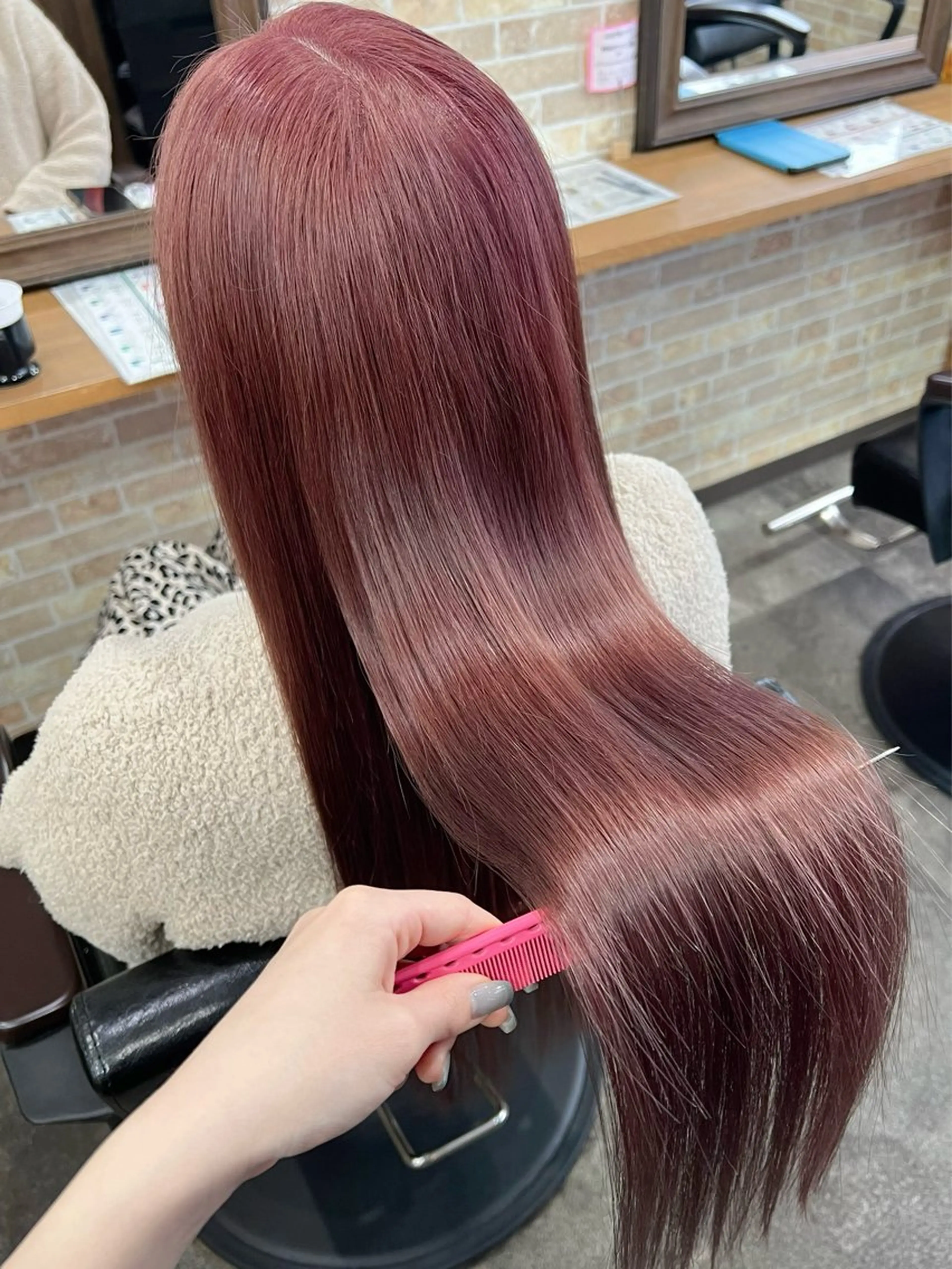 ロング カラー ヘアカラー トリートメント 上質髪🪐 AIRI🪷‧₊˚のヘアスタイル