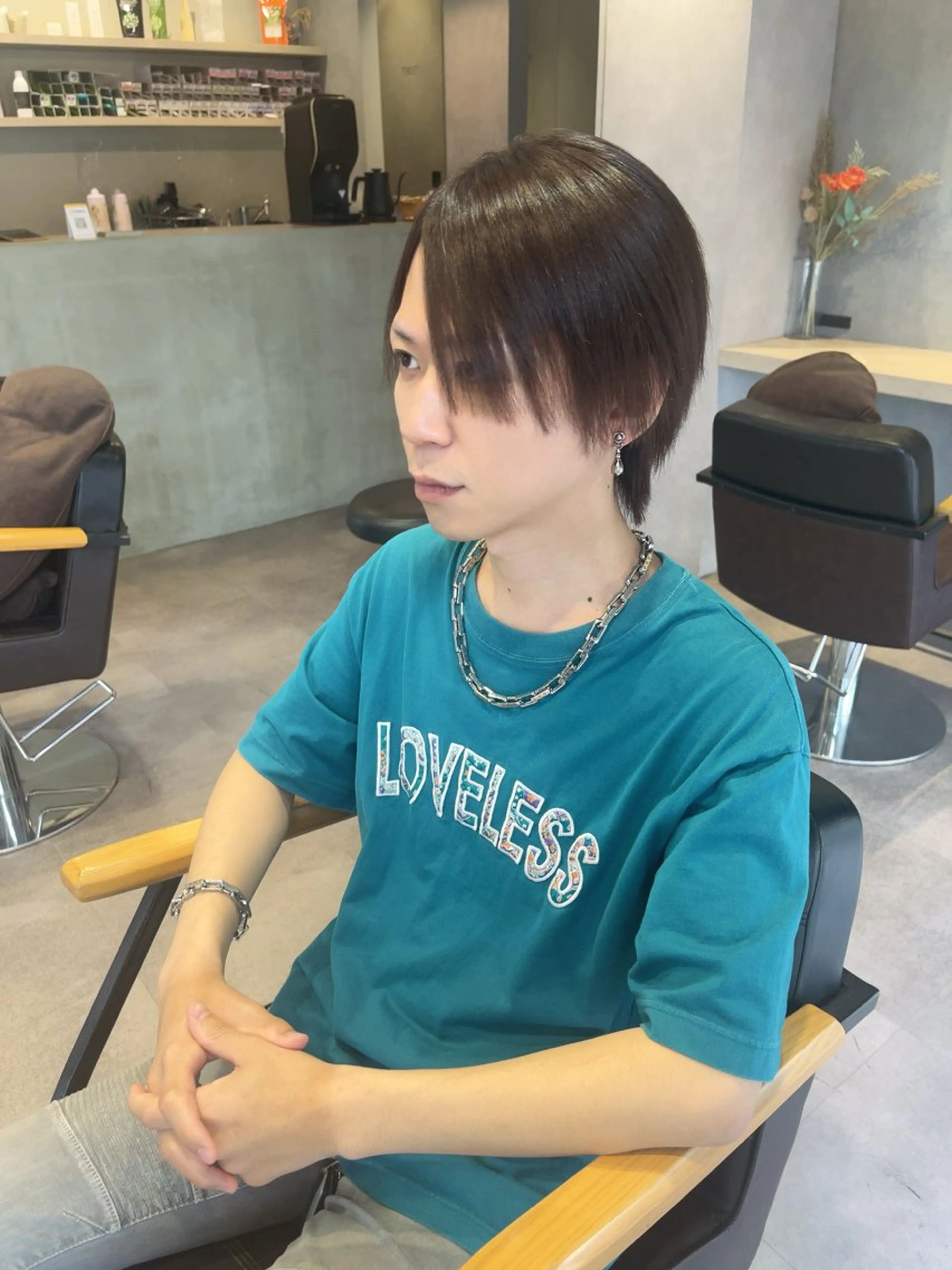 メンズ カット 縮毛矯正 トリートメント 佐藤優太朗 似合わせ/髪質改善のヘアスタイル