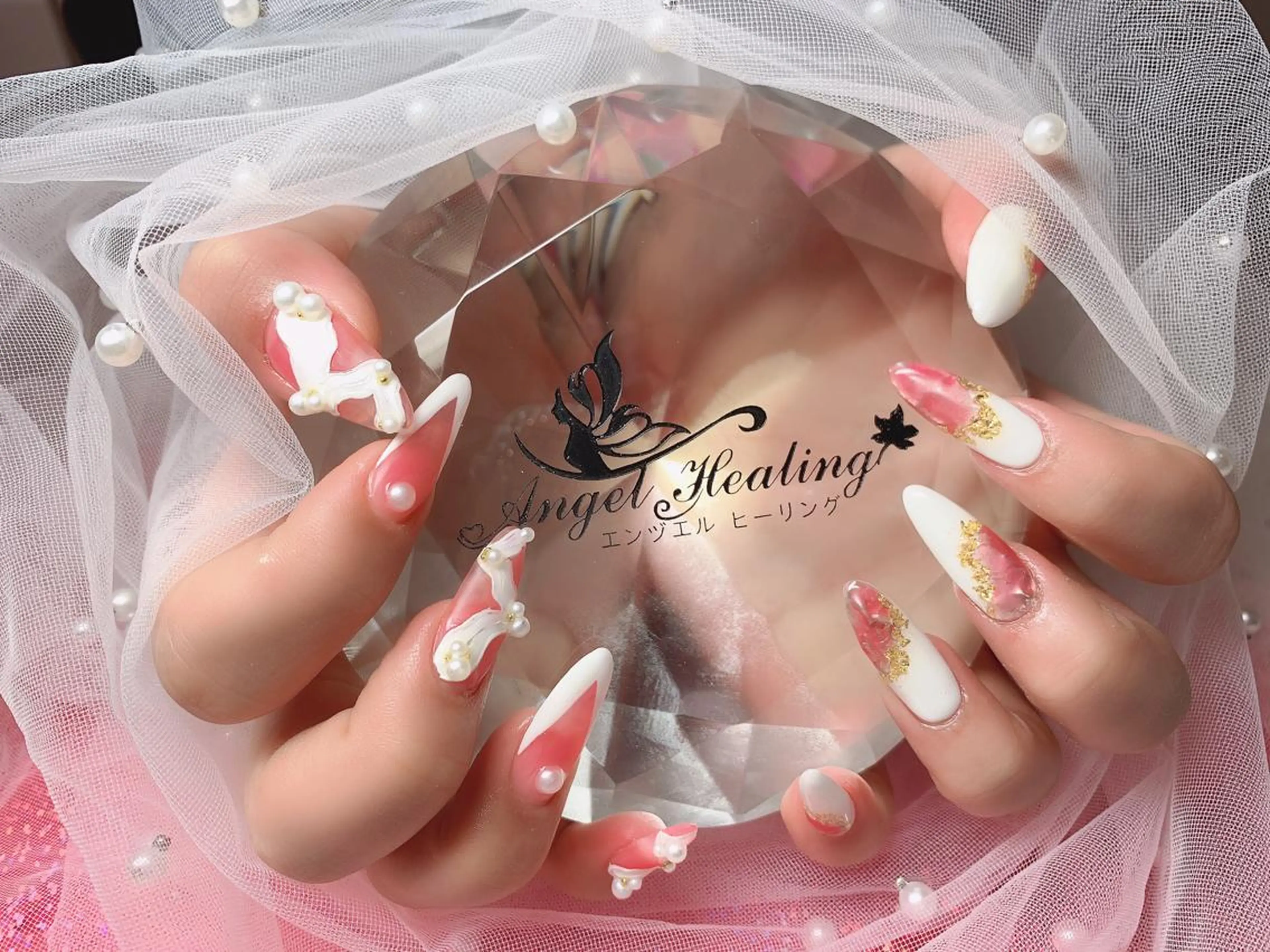 ネイル ハンドネイル エンジェル ヒーリング 矢場町店のネイルデザイン