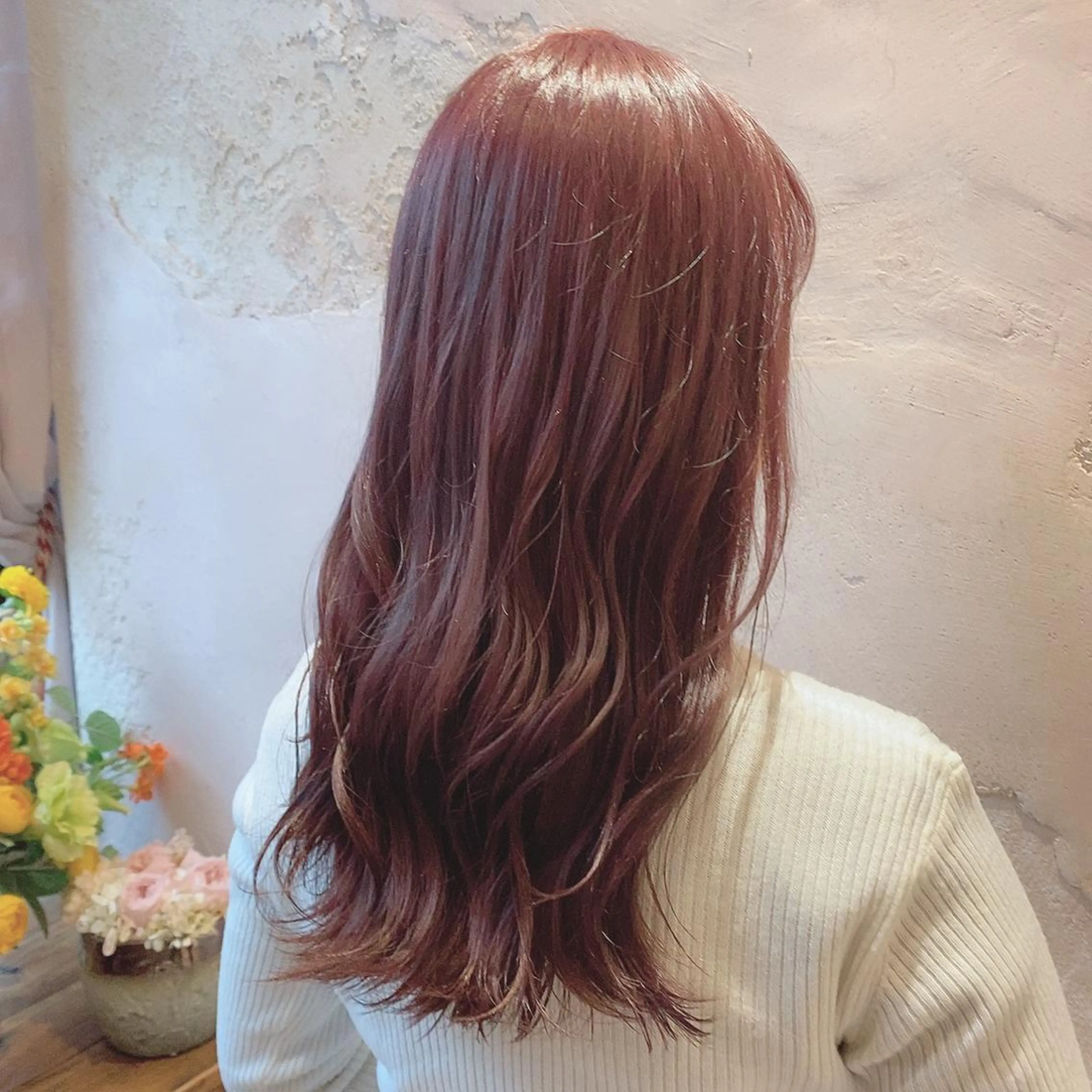 セミロング カラー 韓国風ヘア✻透明感 カラー✻yukaのヘアスタイル
