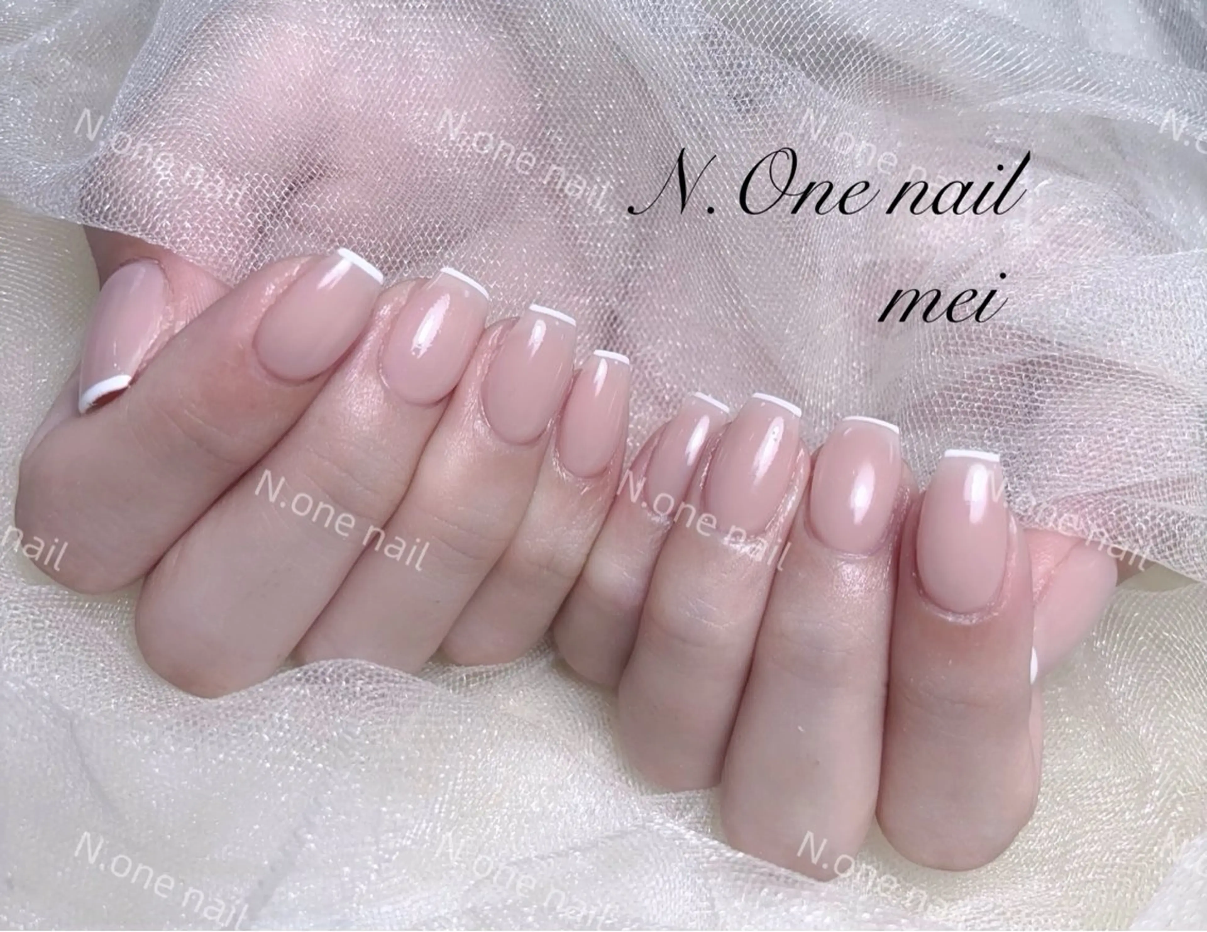 ネイル 長いだし/スカルプ/ パラシェルN.oneのネイルデザイン