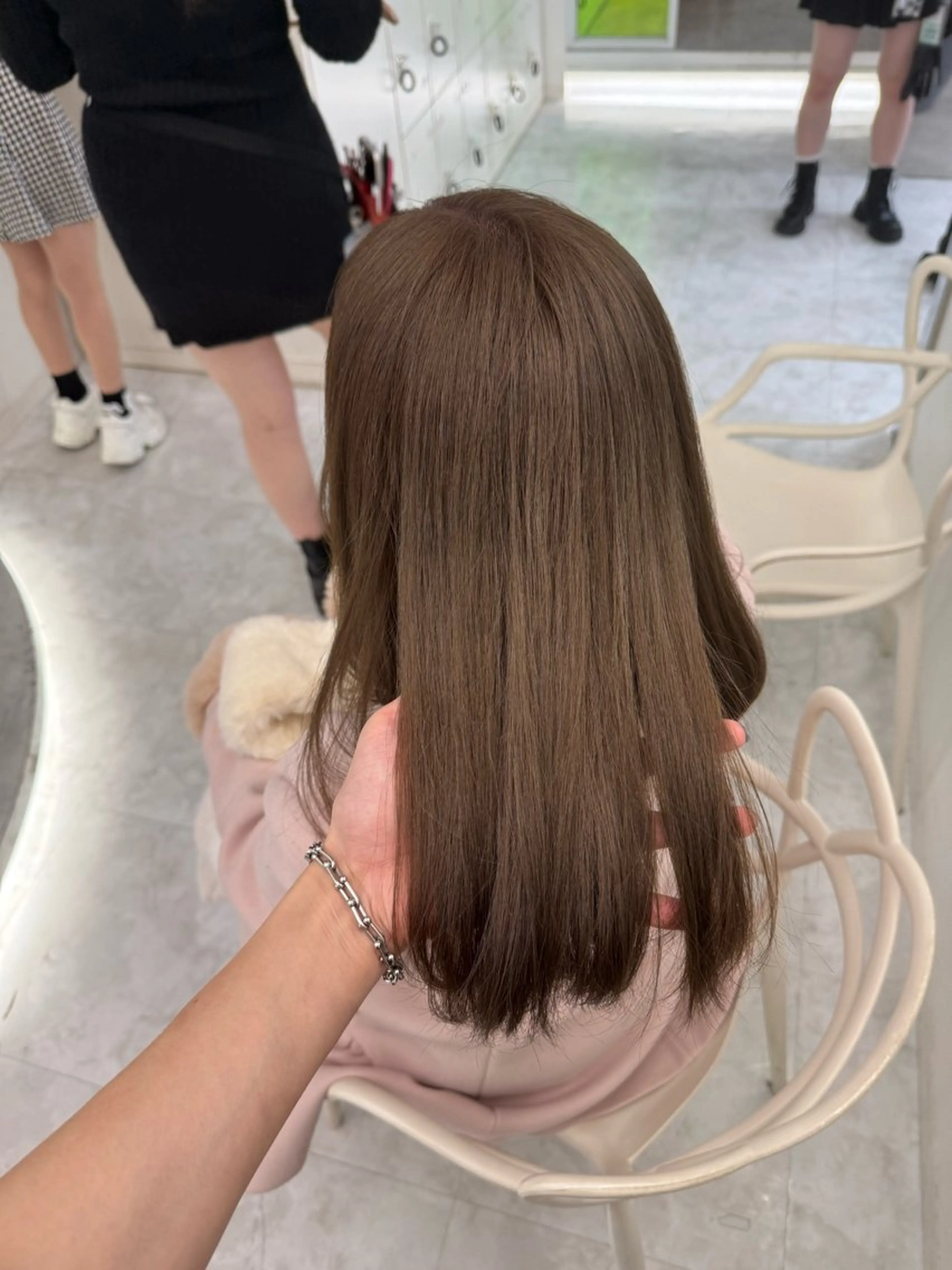 ロング カラー ヘアカラー トリートメント 中韓レイヤー/ ブラウン🤎はやとのヘアスタイル