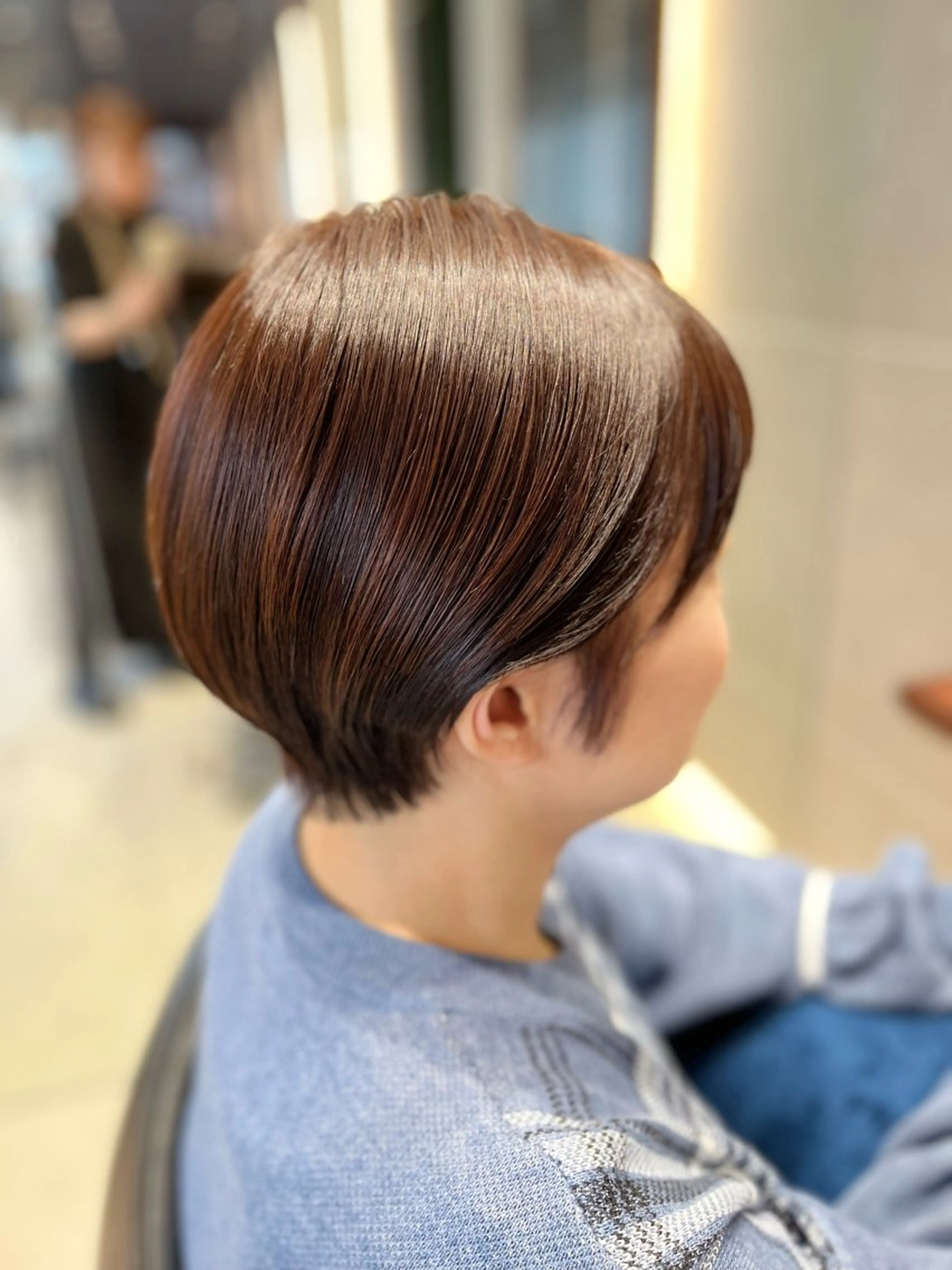 ショート 海老名パーマモデル くによしのヘアスタイル