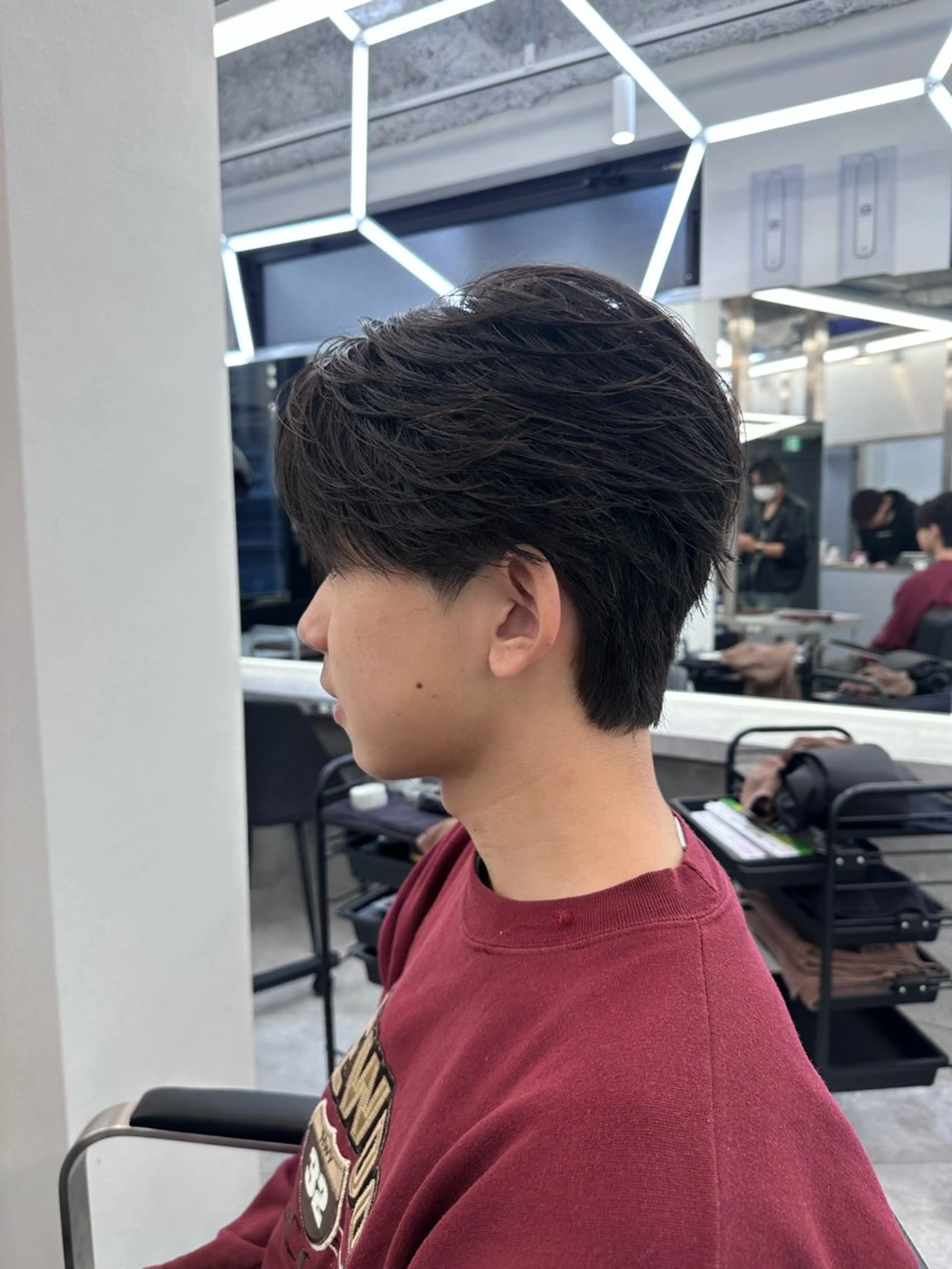 パーマ メンズ カット パーマ 💎メンズカット ／フェザー／細野💎のヘアスタイル