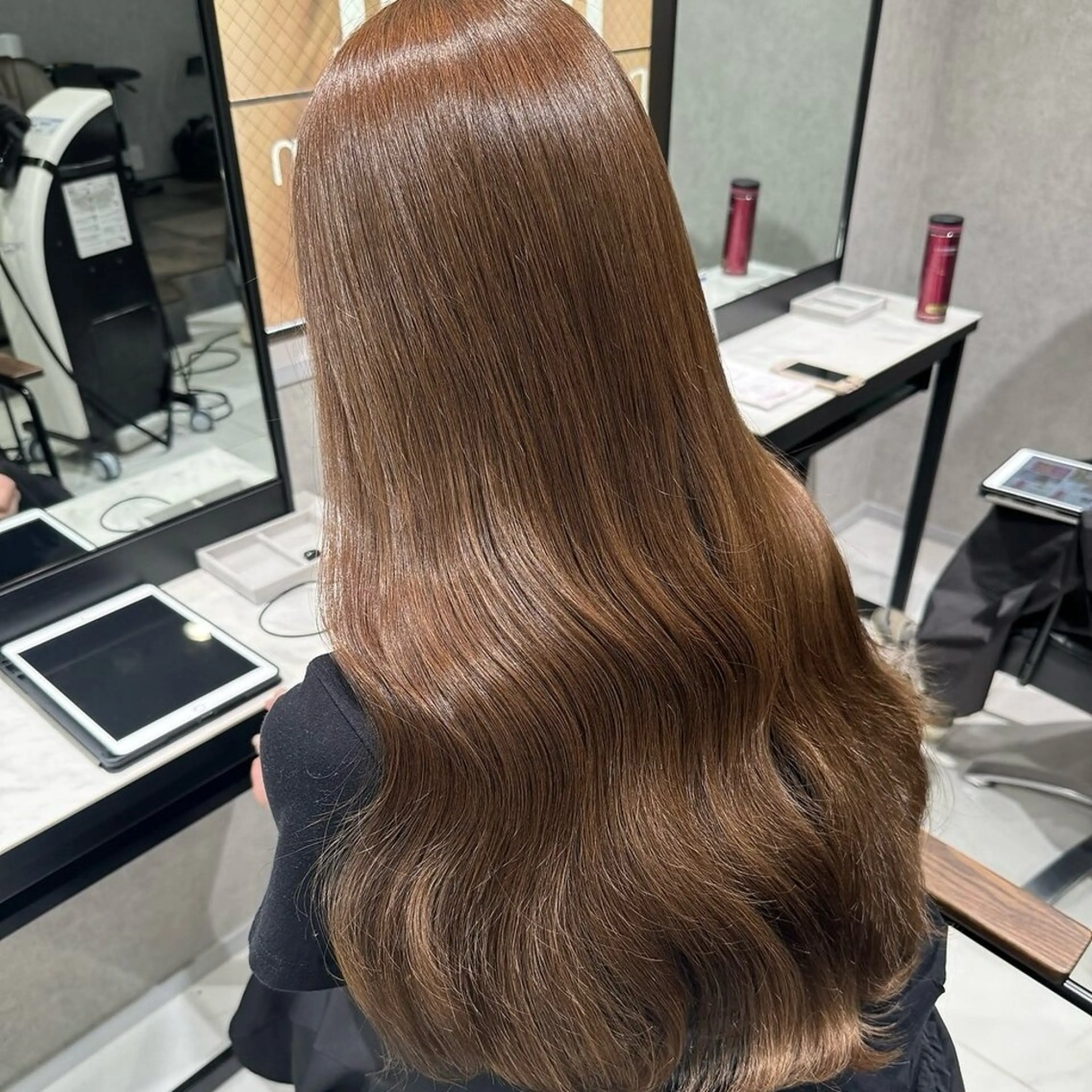 ロング カラー ⟡.·Fuka/ ヘアメ🎀暖色カラーのヘアスタイル