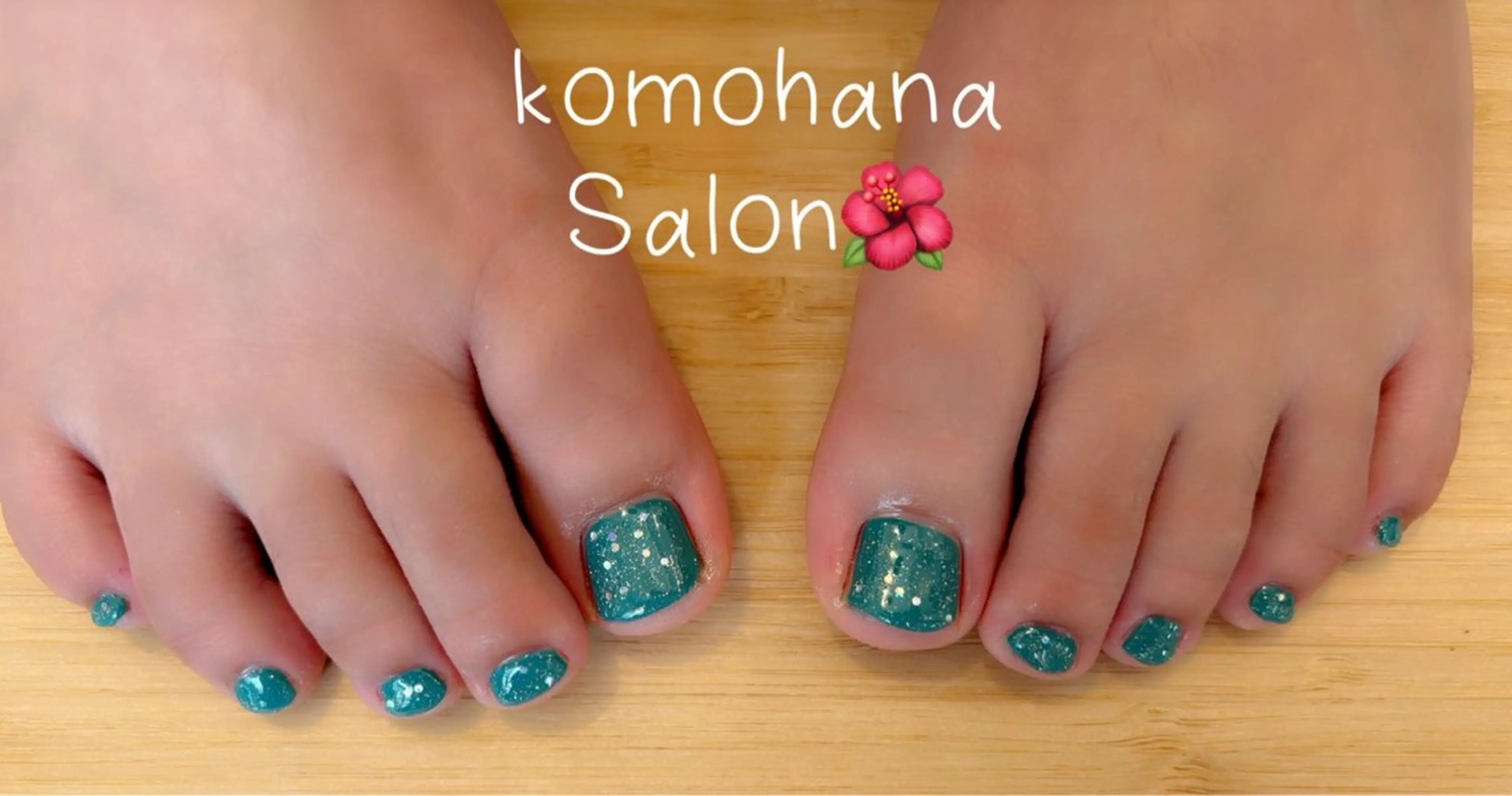 ネイル フットネイル ワンカラーネイル komohana salon🌺のネイルデザイン