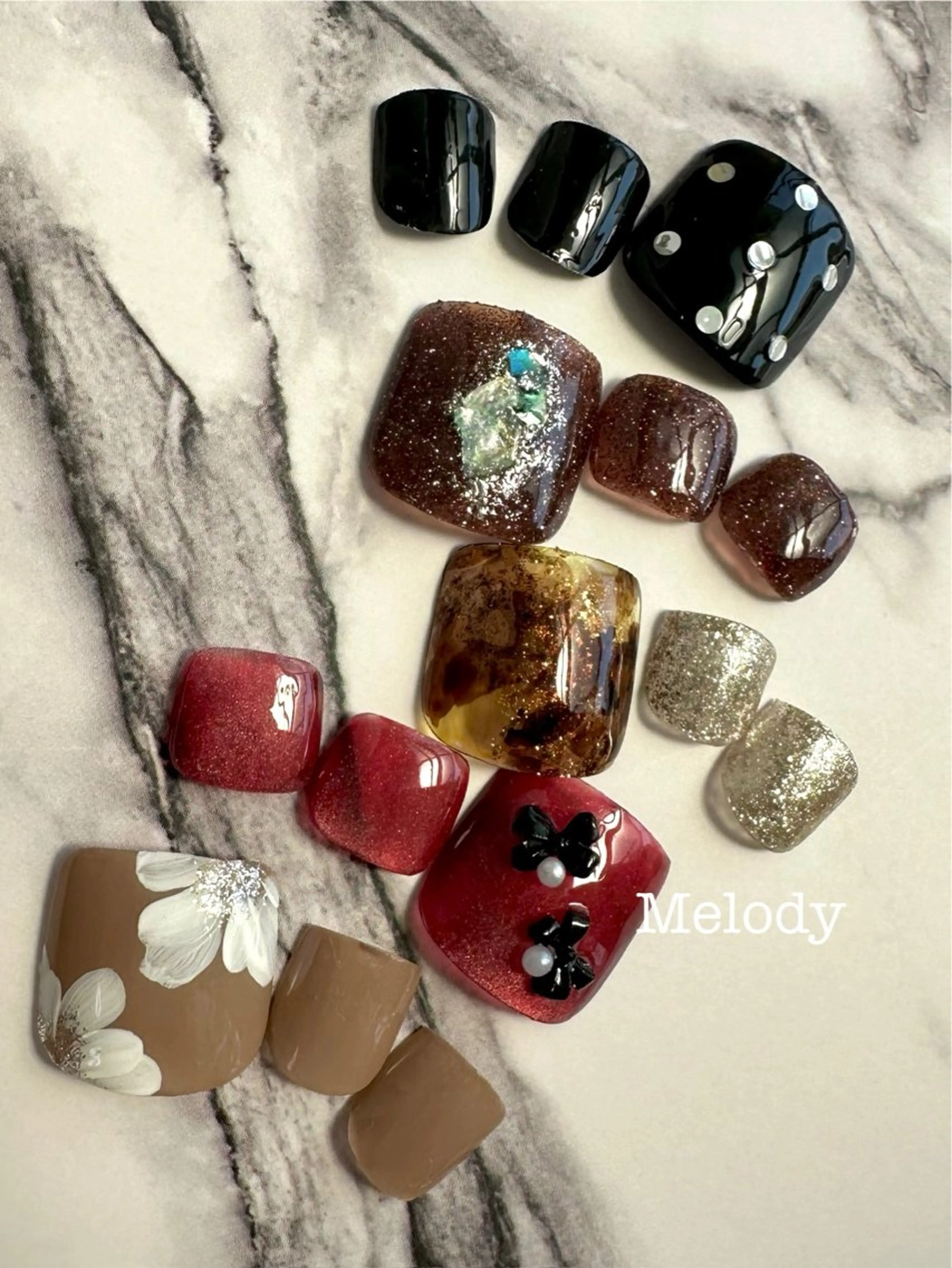 ネイル フットネイル Yuki Takahamaのネイルデザイン