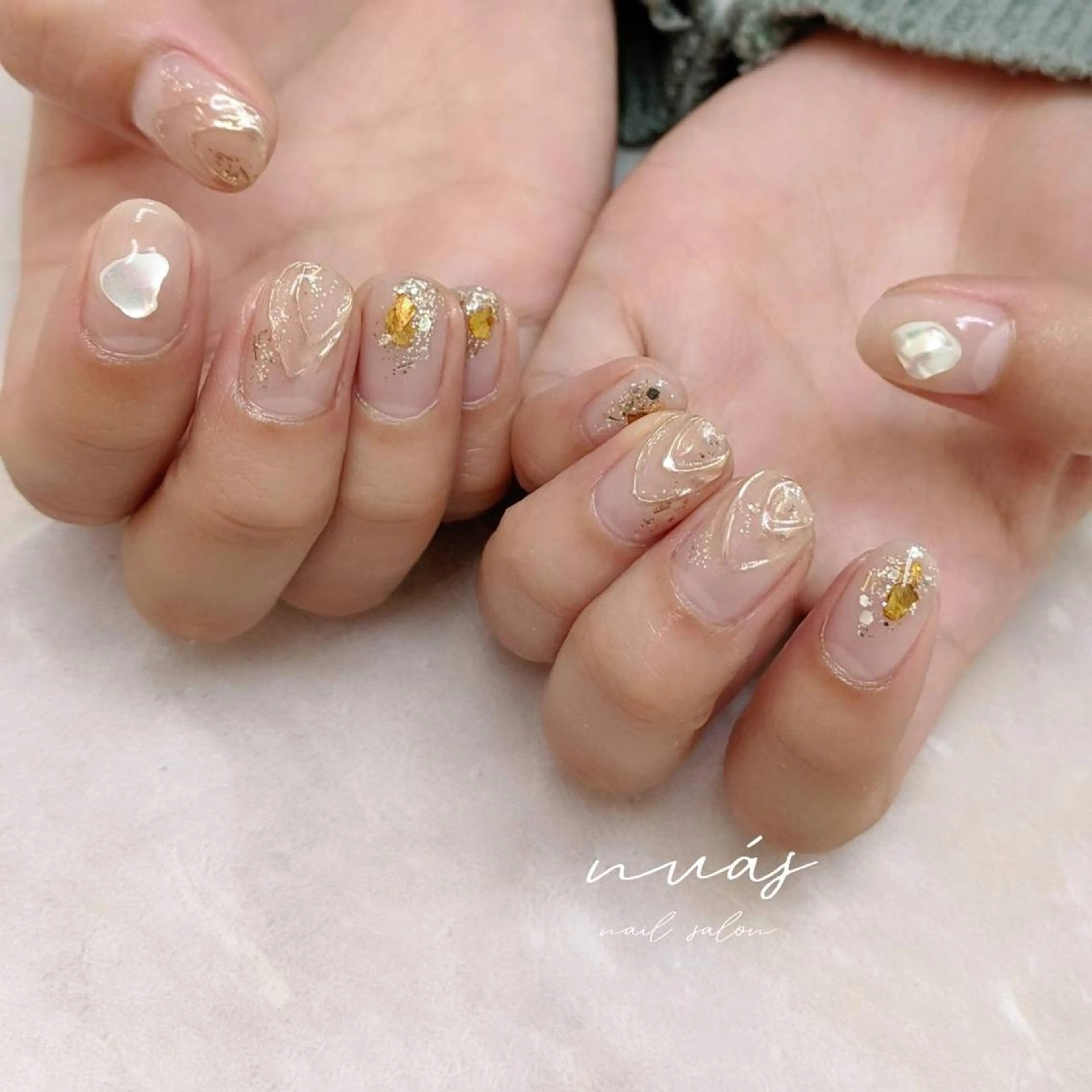 ネイル nuás ニュアーズのネイルデザイン