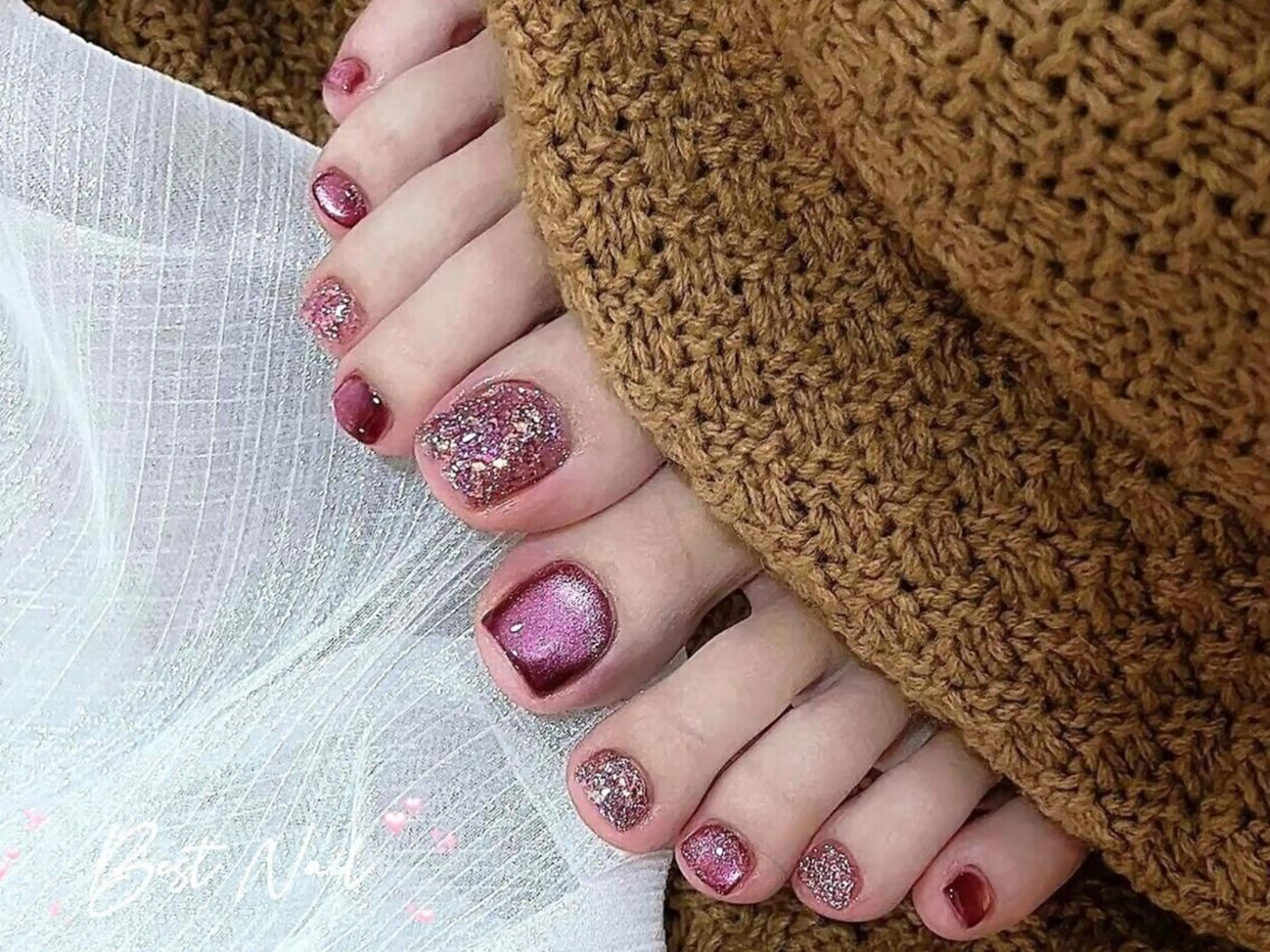 ネイル アートネイル オーロラネイル クリアネイル フレンチネイル ジェルネイル 🎀Best Nail🎀のネイルデザイン