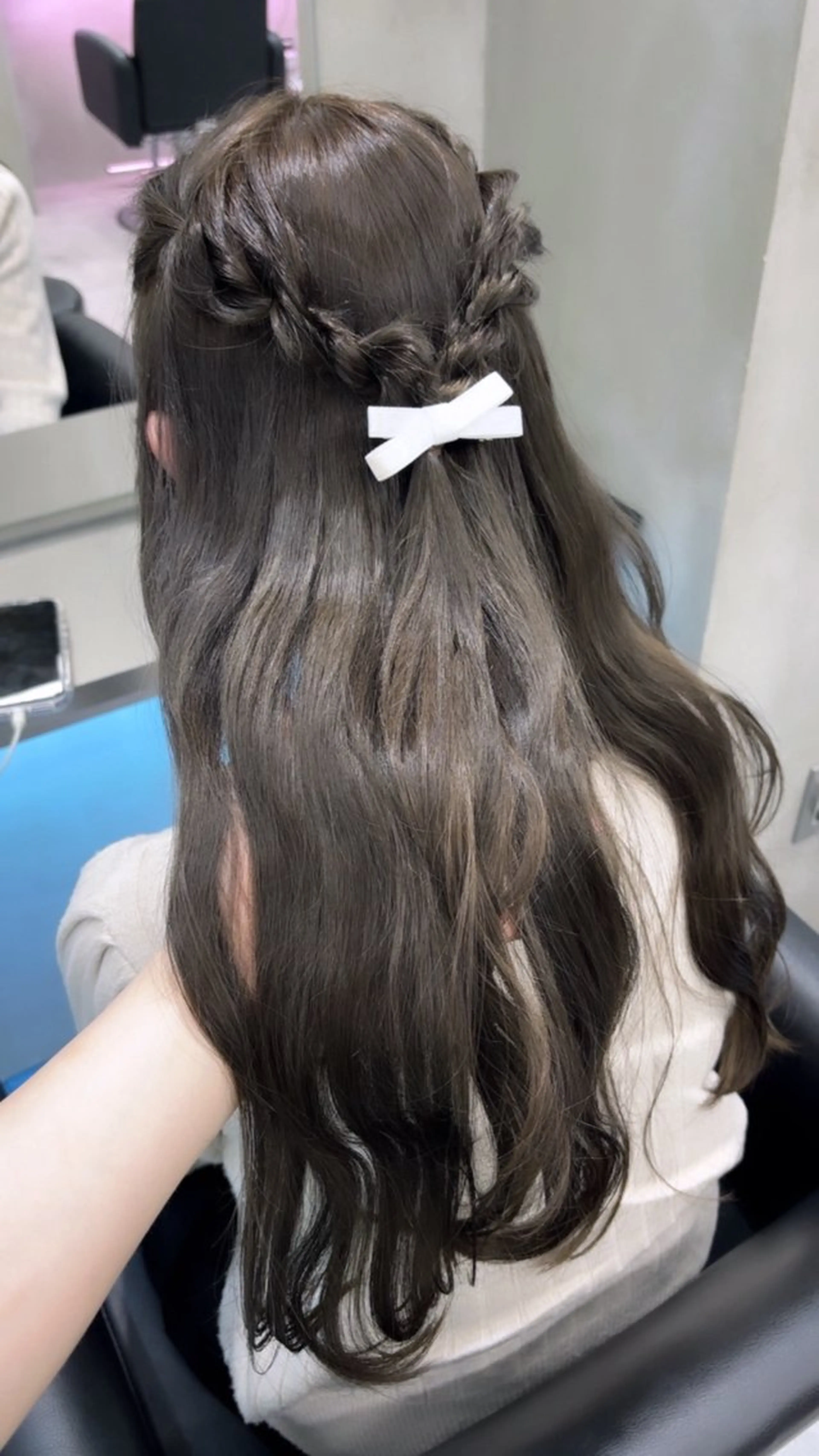 ロング カラー ヘアアレンジ 透明感カラー the path sora♡のヘアスタイル
