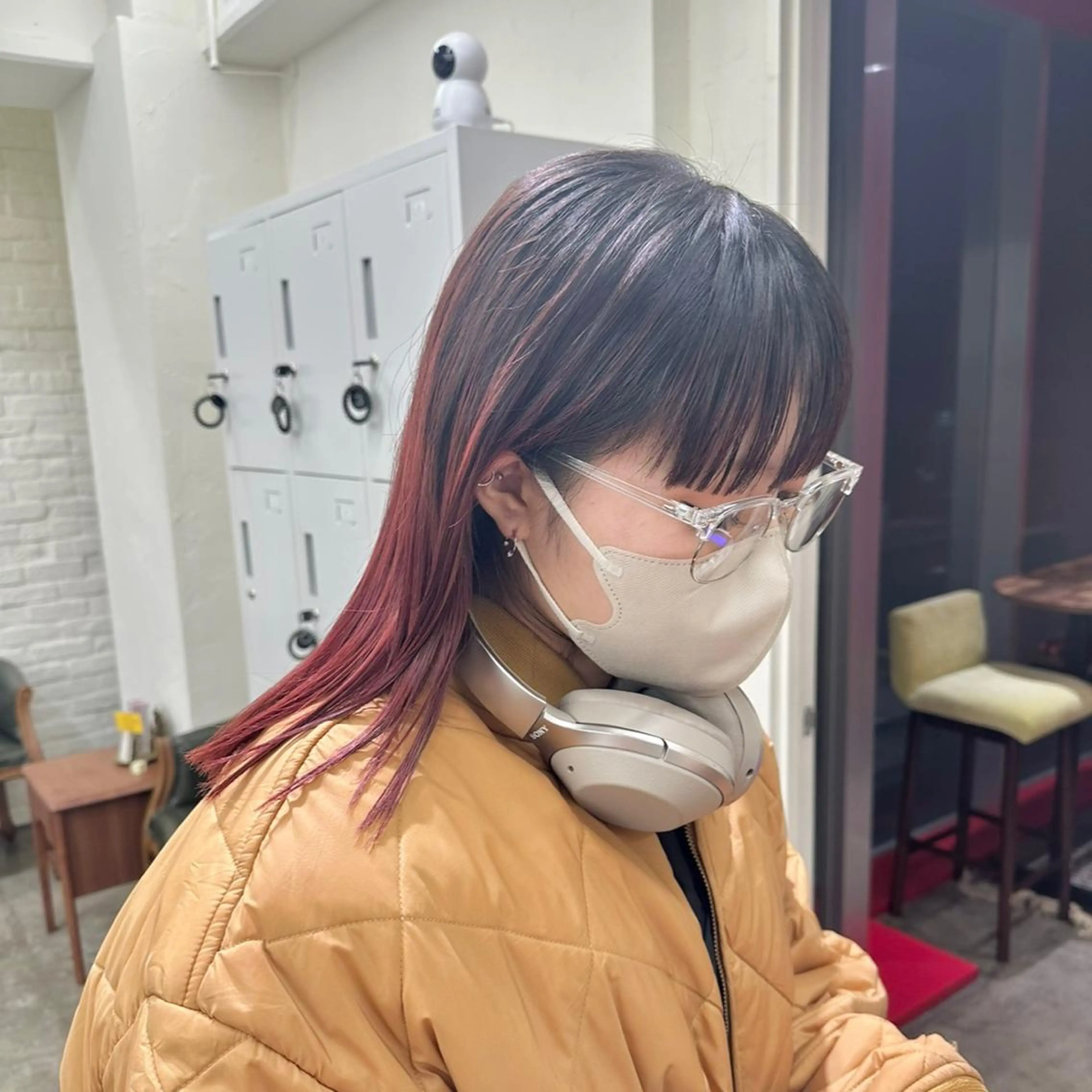 ミディアム カラー ＼脱・うねり& 広がり／gite菊のヘアスタイル