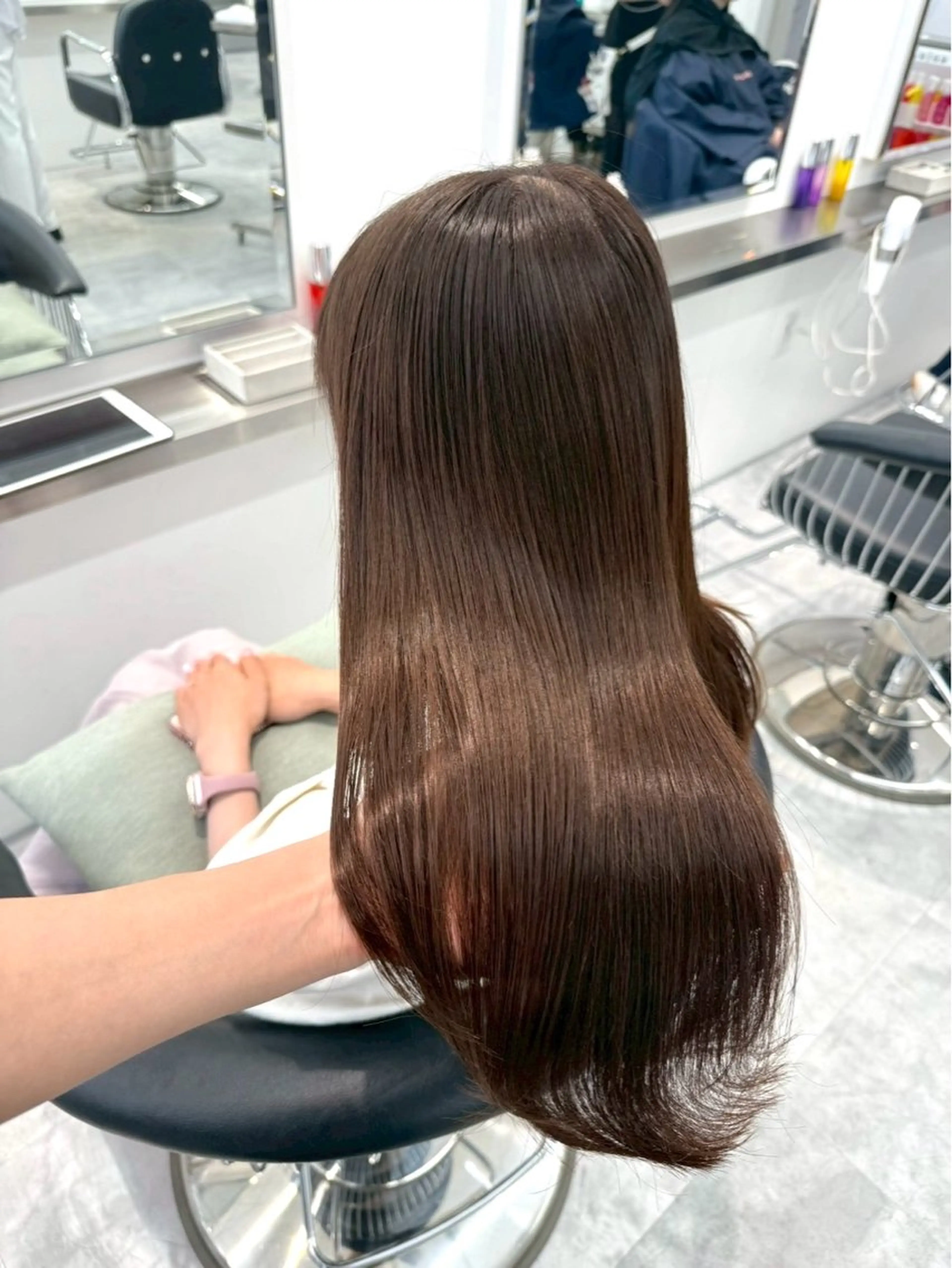 ロング カラー ParveMix 岡本えりかのヘアスタイル