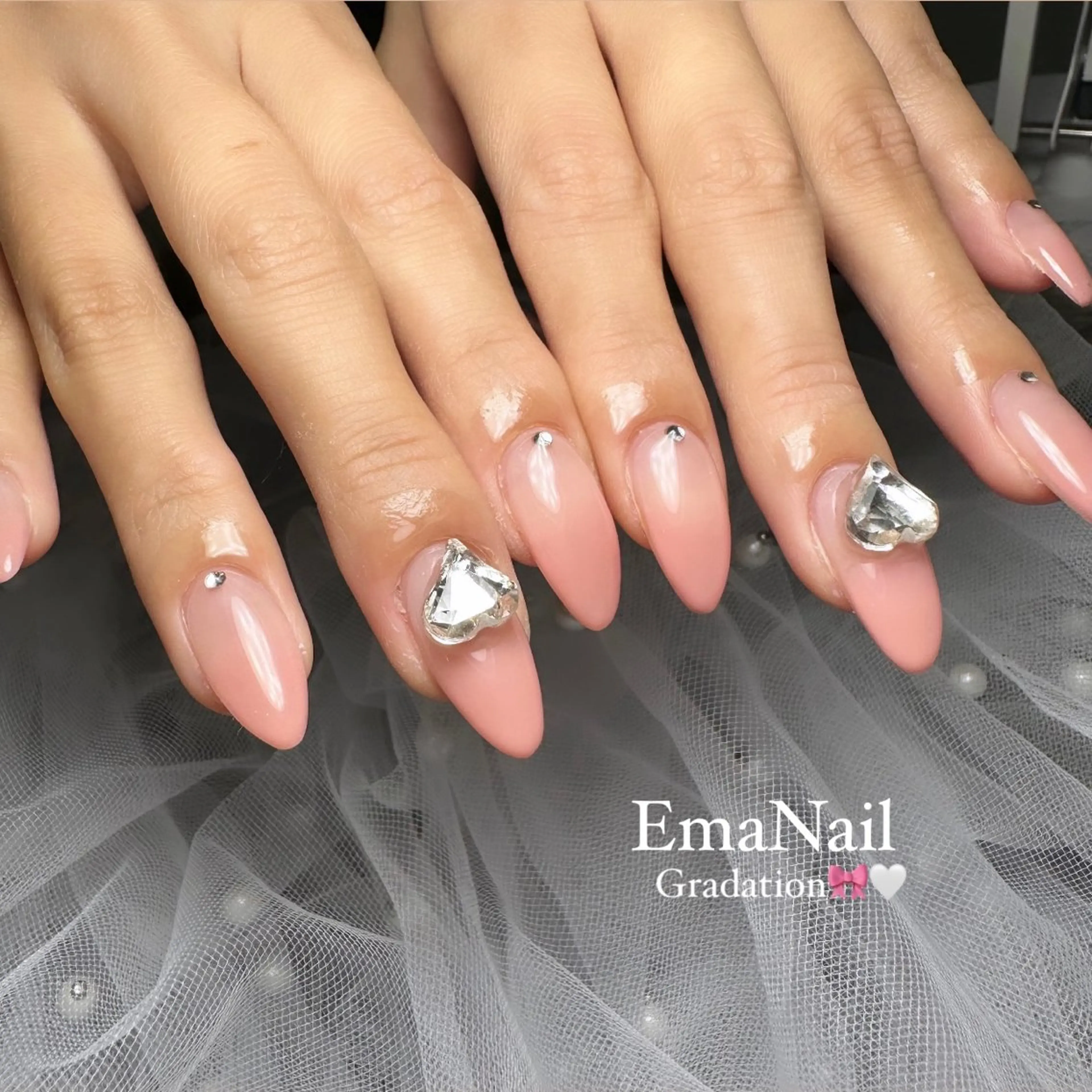 カラーグラデーション(ベースクリア)の写真