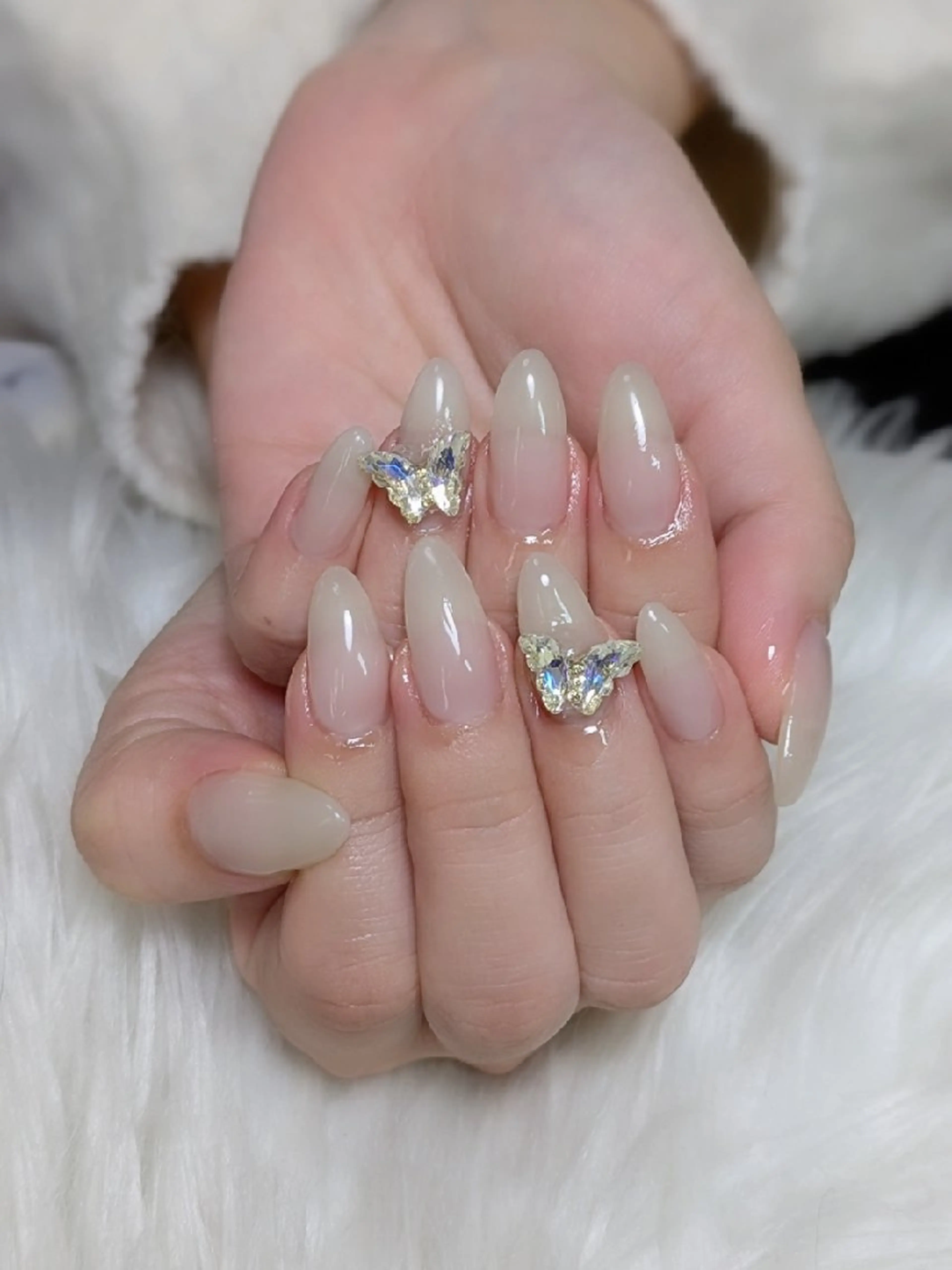 ネイル ロングネイル ワンカラーネイル ハンドネイル m&pPrivate nailsalonのネイルデザイン