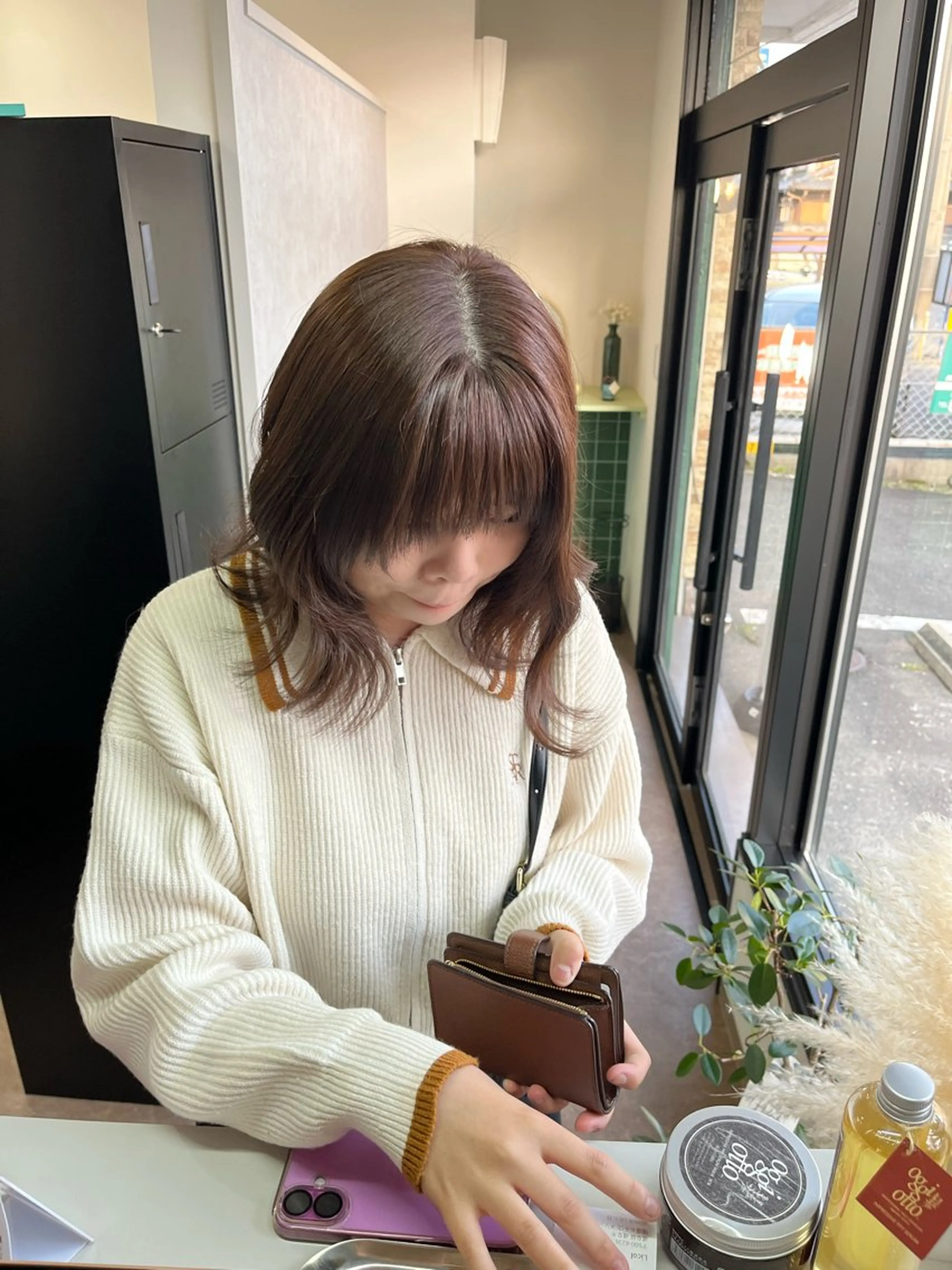 カラー ブラウンカラー モカブラウン ヘアカラー 本木下朋花/髪質 改善×ダブルカラーのヘアスタイル