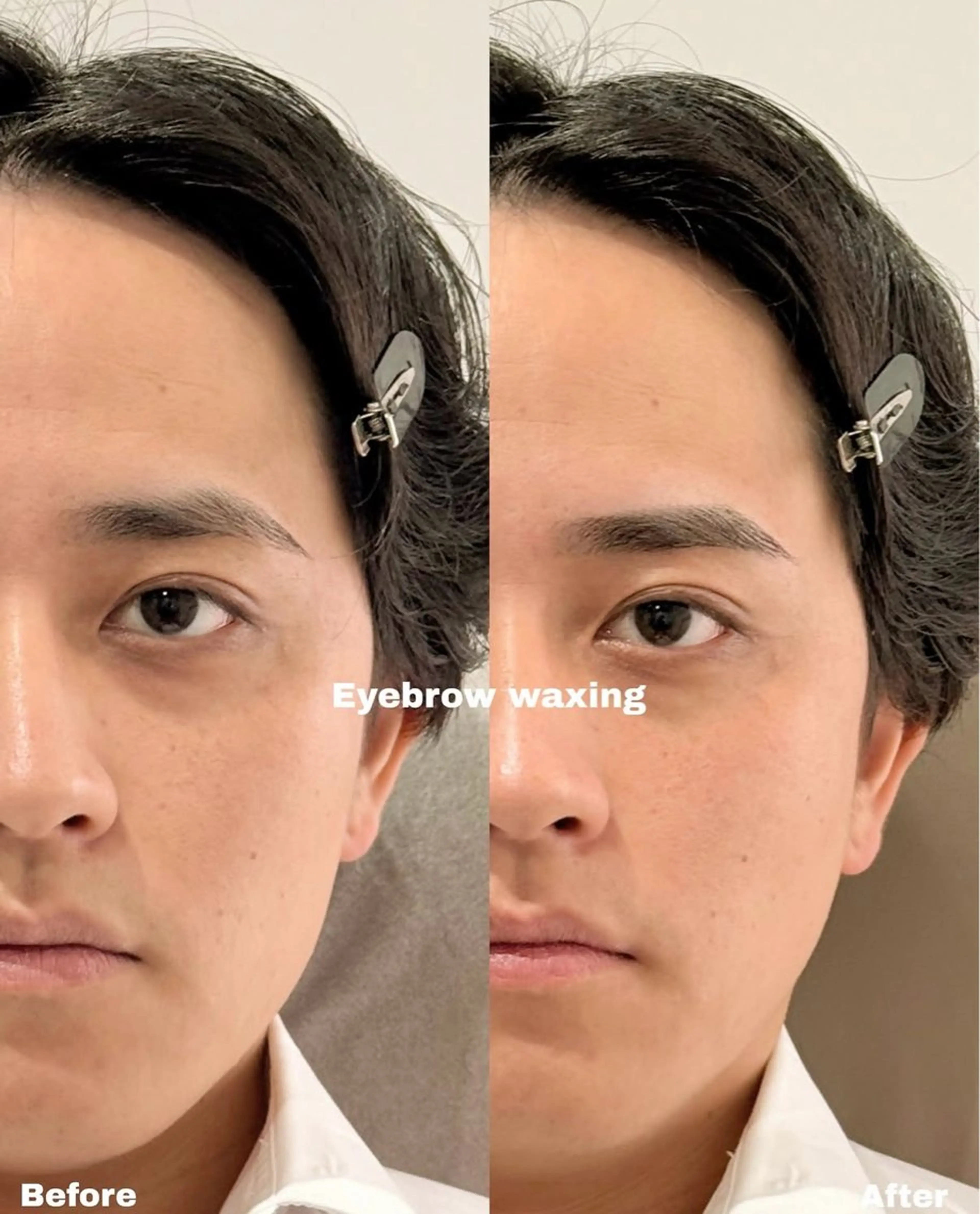 メンズ アイブロウ ワックス脱毛 安済 ひとみの眉毛・アイブロウイメージ