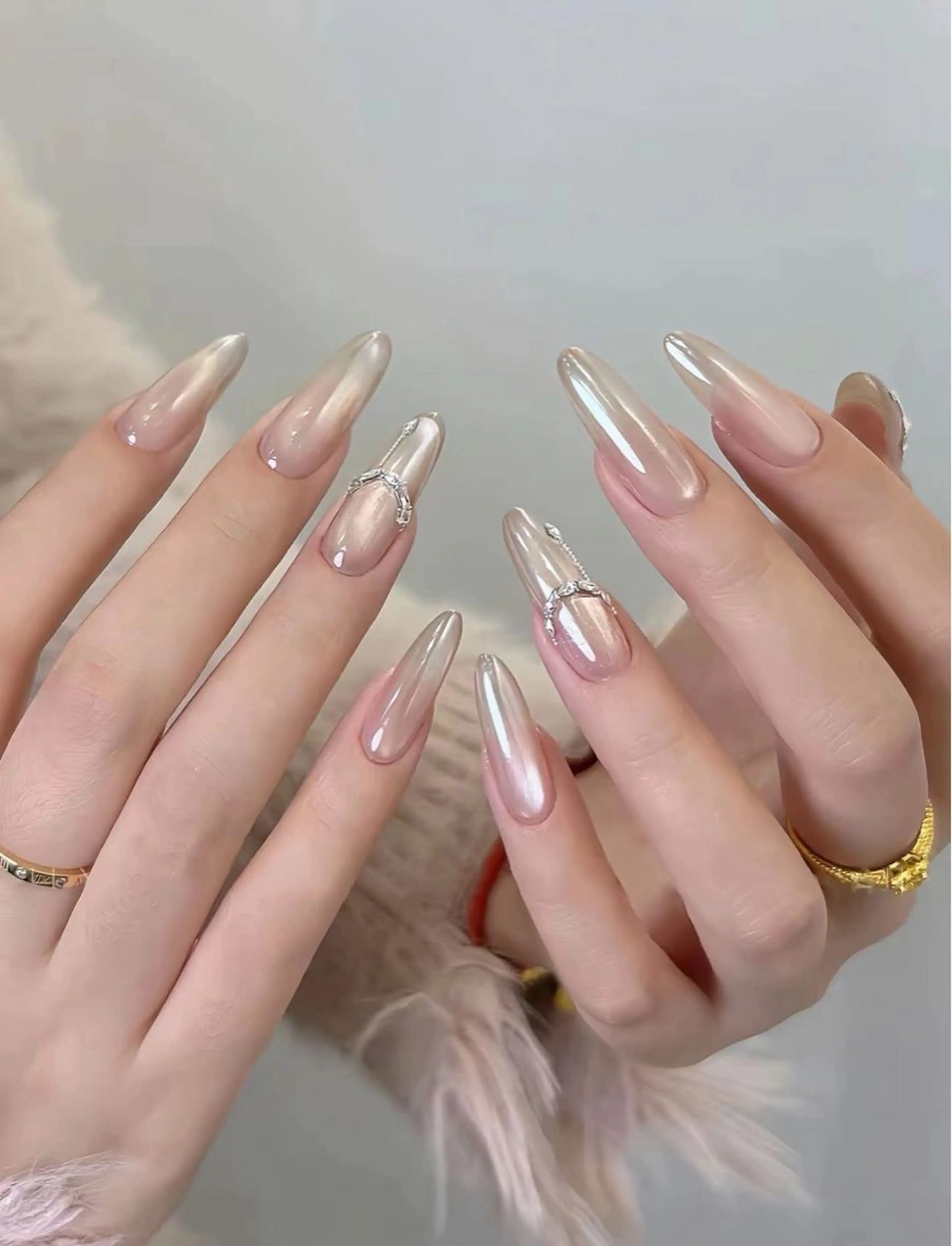 ネイル チークネイル フットネイル フレンチネイル グラデーション 韓国ネイル YUKI NAILのネイルデザイン