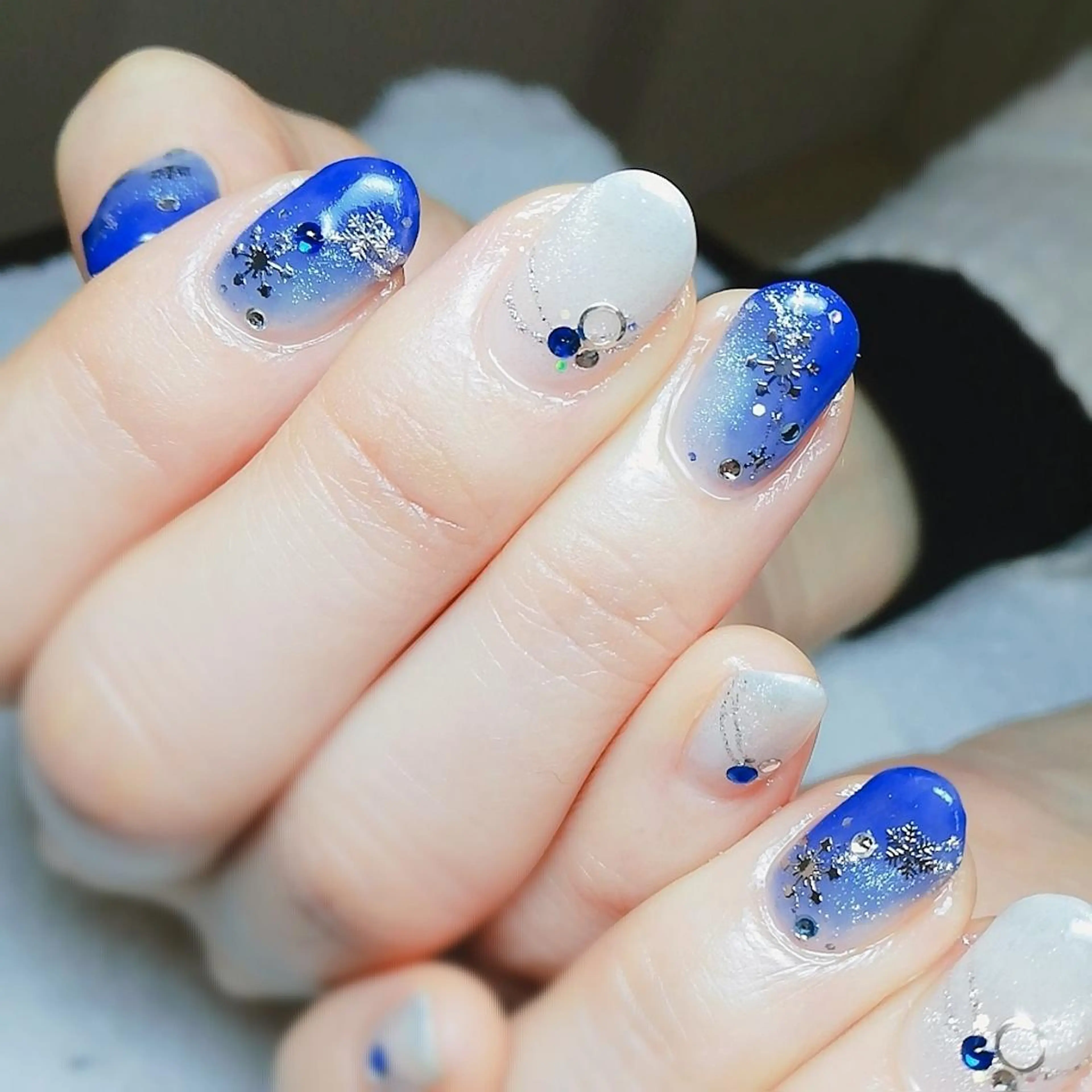 ネイル アートネイル グラデーション ハンドネイル 柴崎 美幸のネイルデザイン