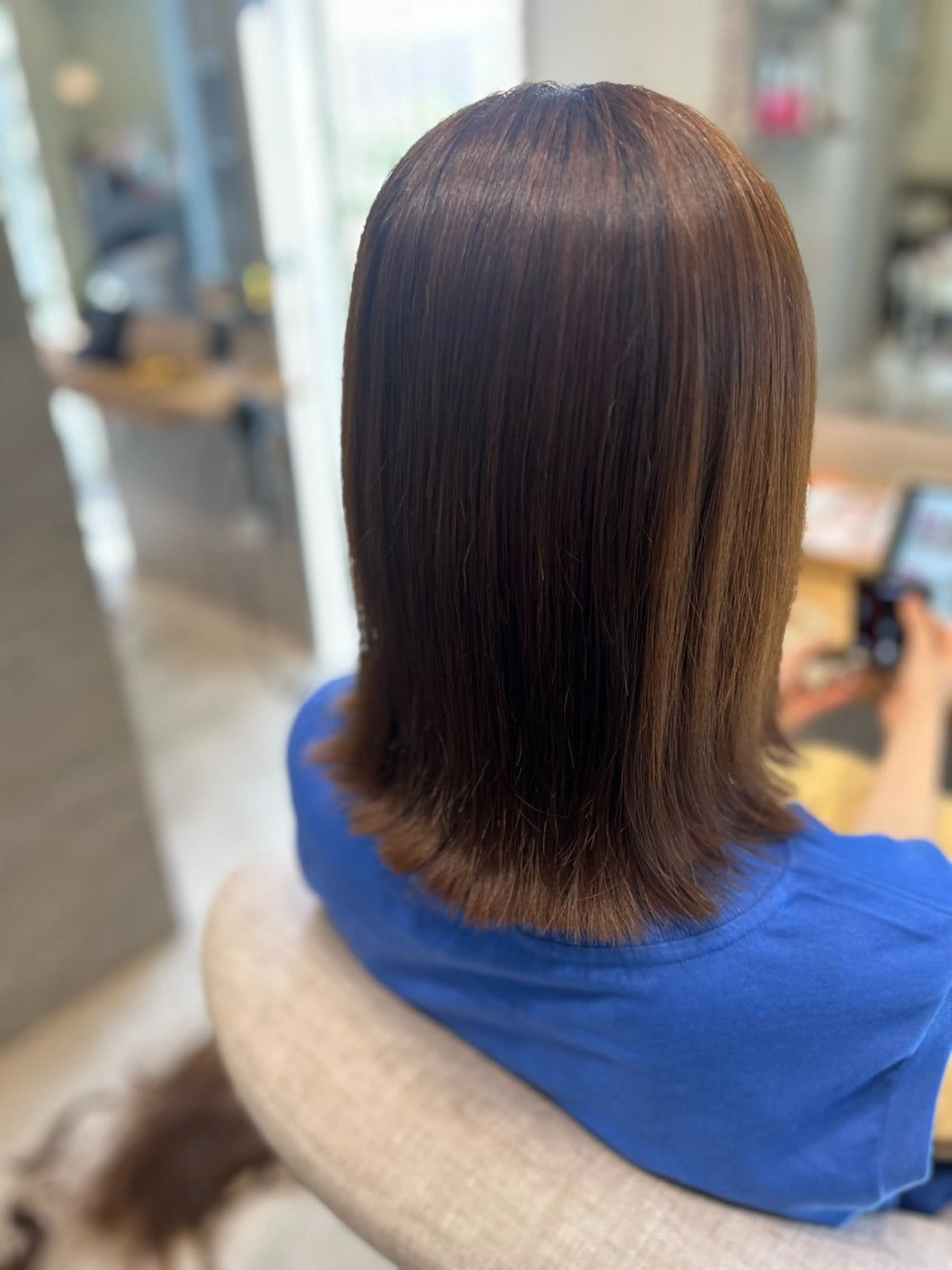 ミディアム 鏡原 実和のヘアスタイル