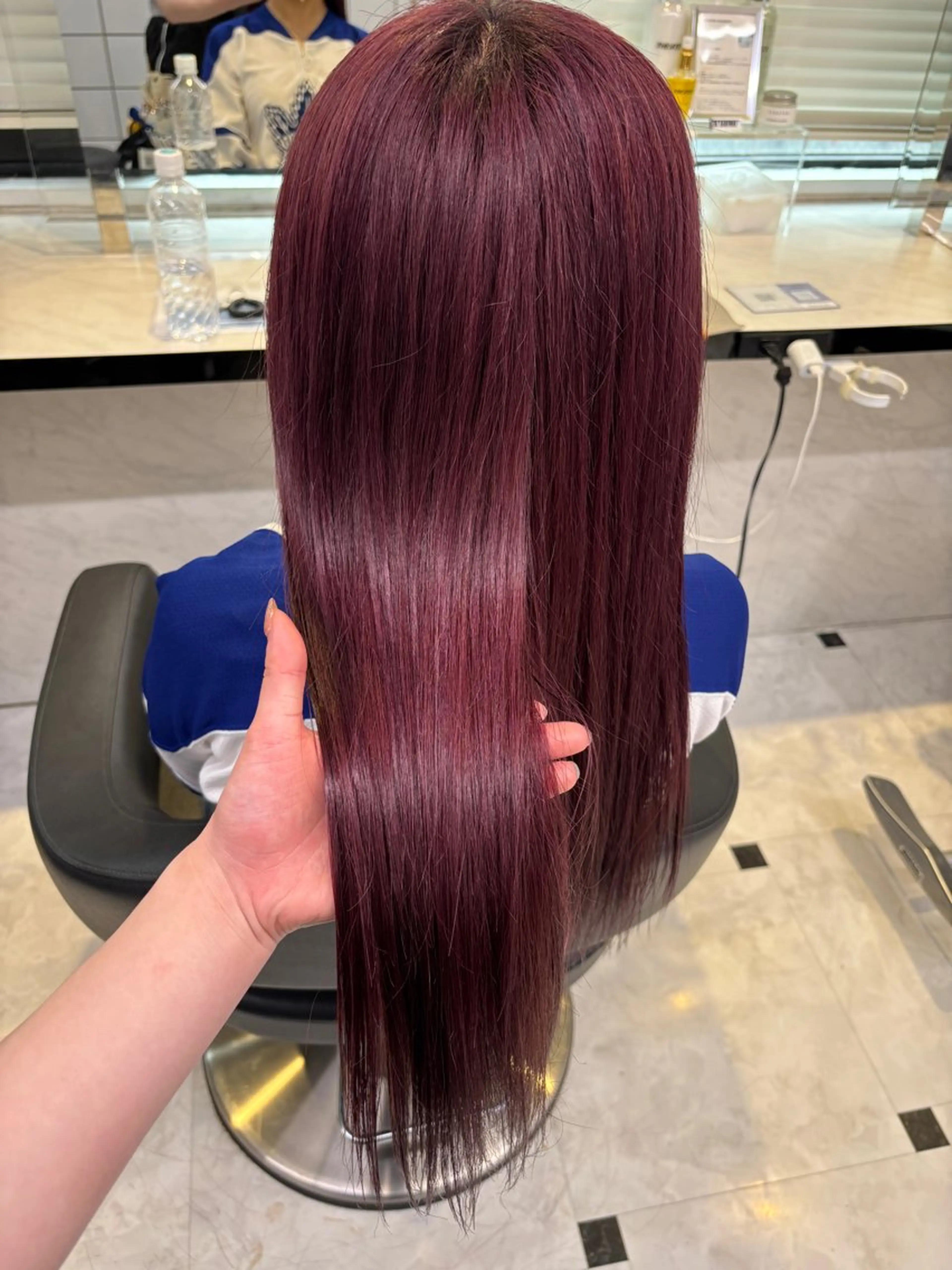 ロング カラー ブリーチ ダブルカラー ラベンダーカラー ピンクカラー ピンクラベンダー カット ヘアカラー 💙ハイトーン韓国風 色白ヘア💙manaのヘアスタイル