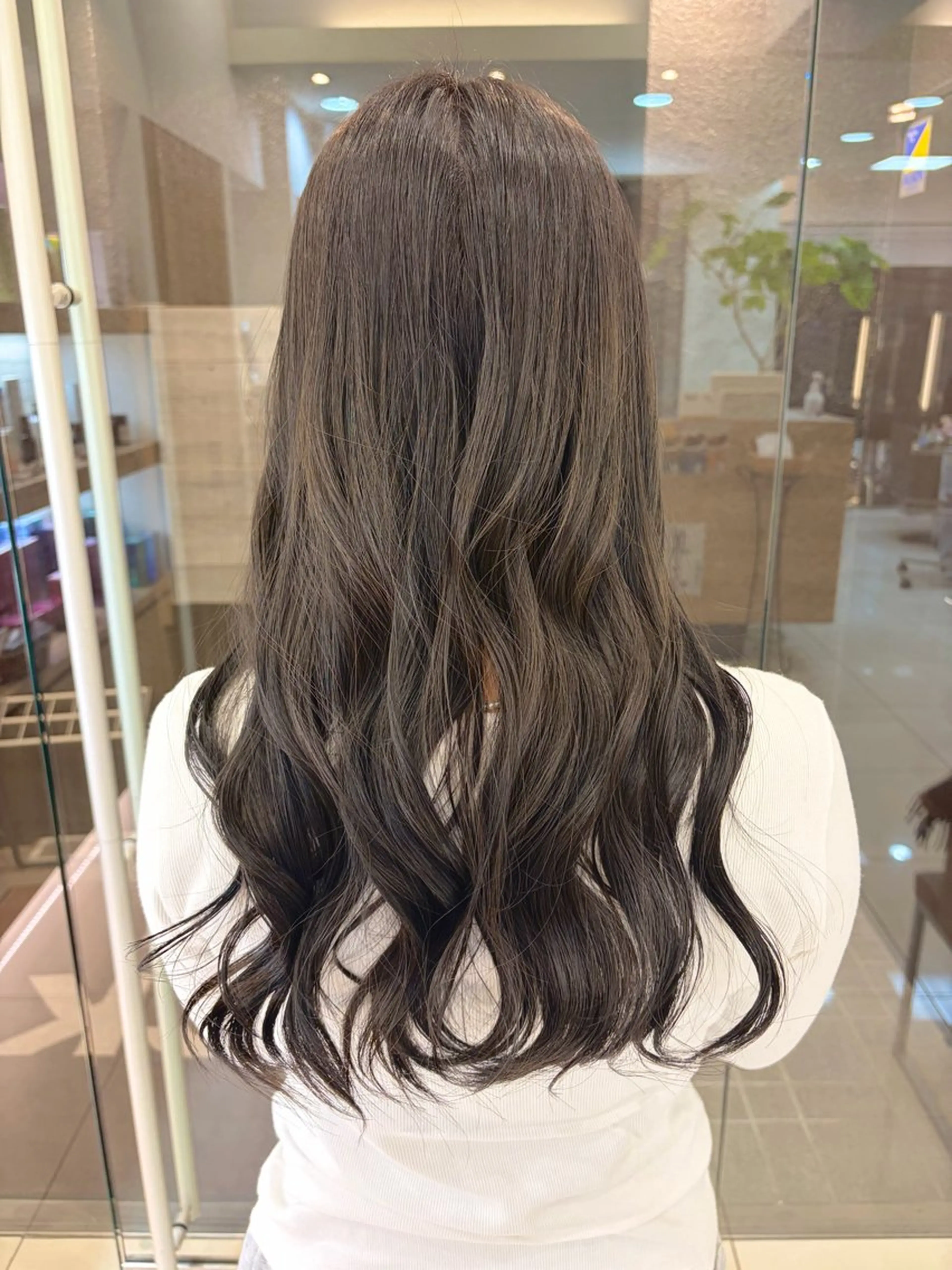 ロング ヘアカラー 鎌倉/アレンジ/暗髪 /髪質改善/ ユキミのヘアスタイル