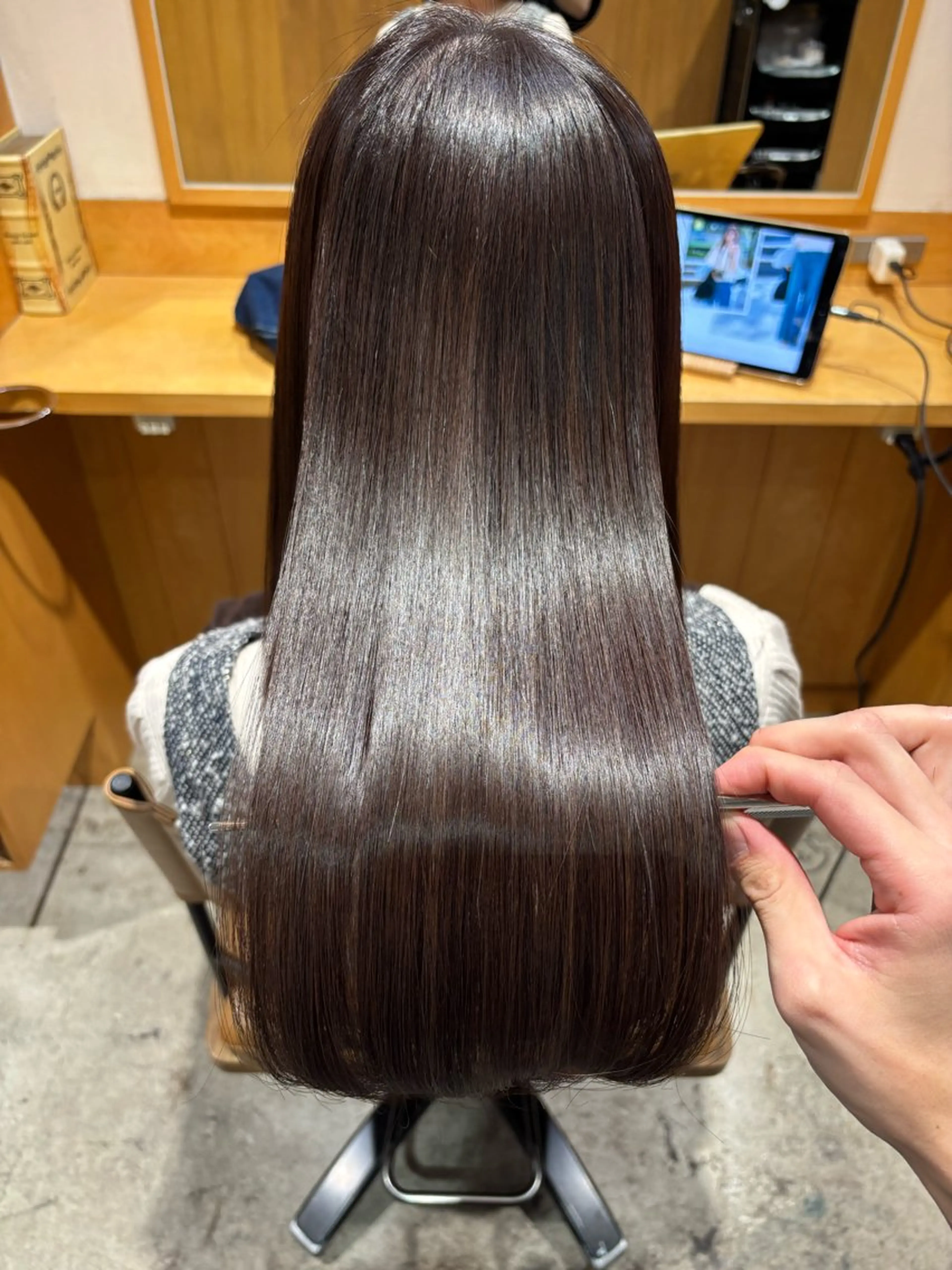 ロング カット ヘアカラー トリートメント 【Amphi Tokyo】宮原のヘアスタイル