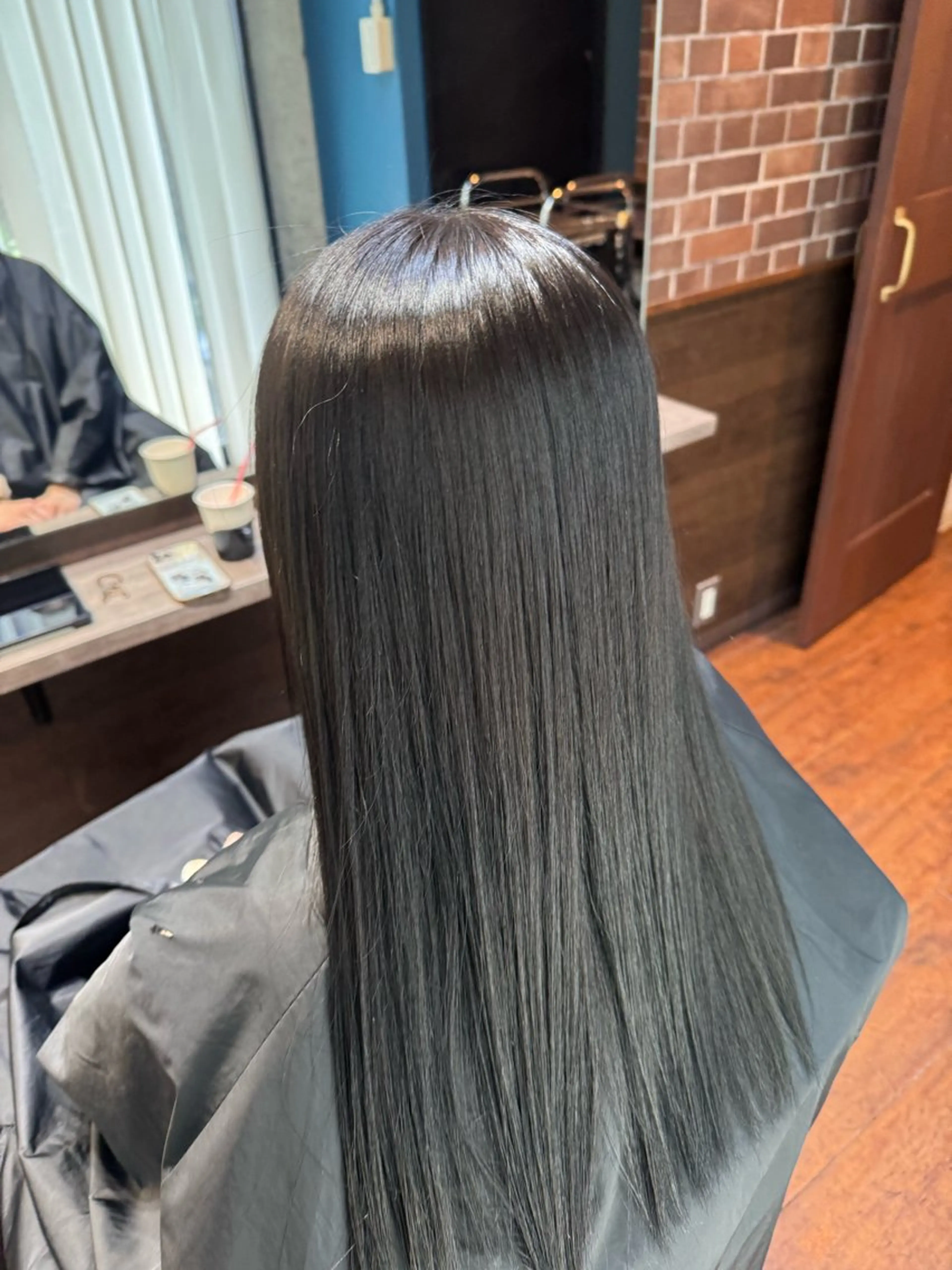 ロング カット 縮毛矯正 sora/ 暖色カラー🌷のヘアスタイル