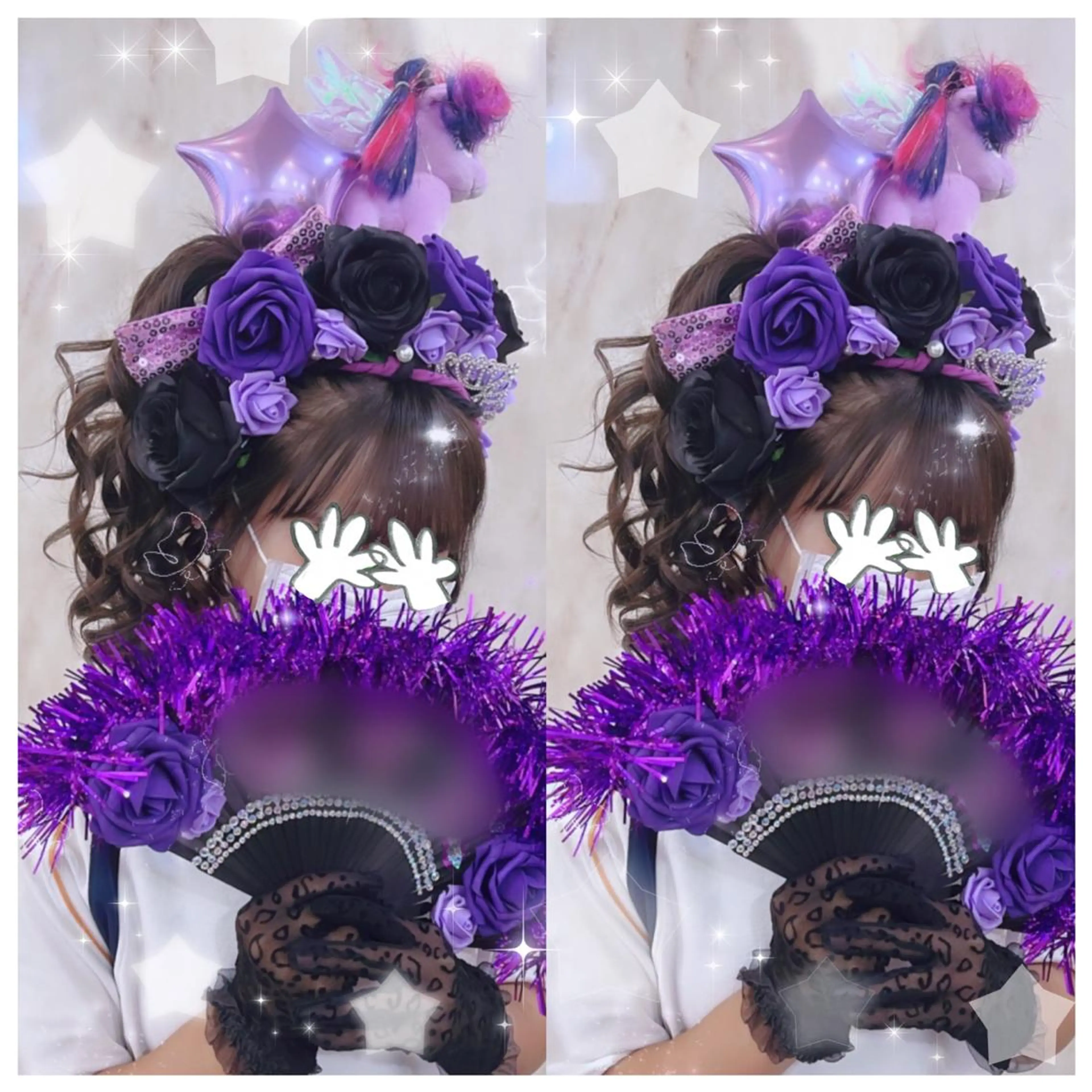 ヘアアレンジ 結婚式・ブライダル シールエクステ エクステ ウルフカット セキグチ💞 lilaのマツエク・マツパデザイン