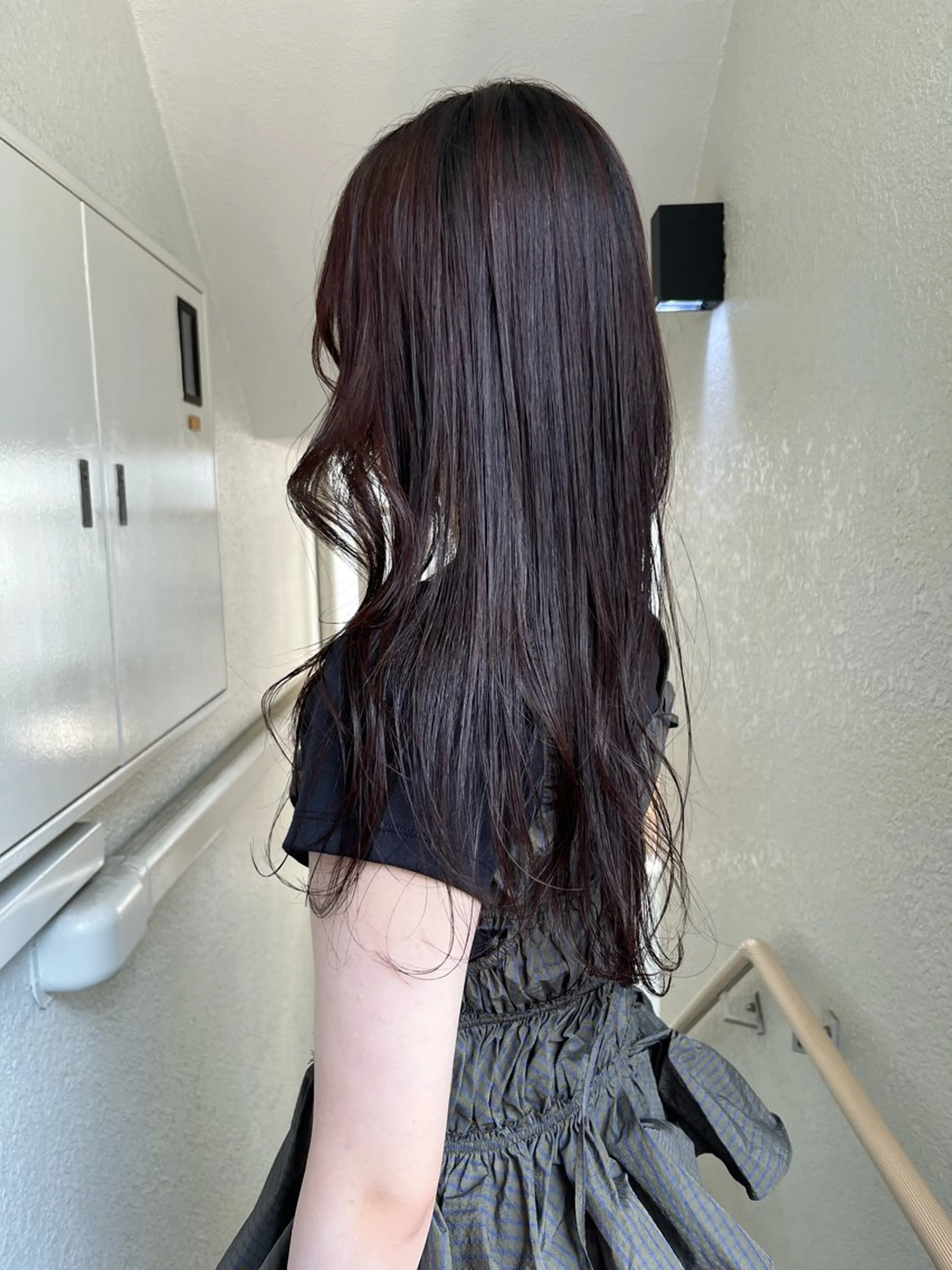 ロング カラー カット ヘアカラー レイヤーカット🍏 パーマ/ののかのヘアスタイル