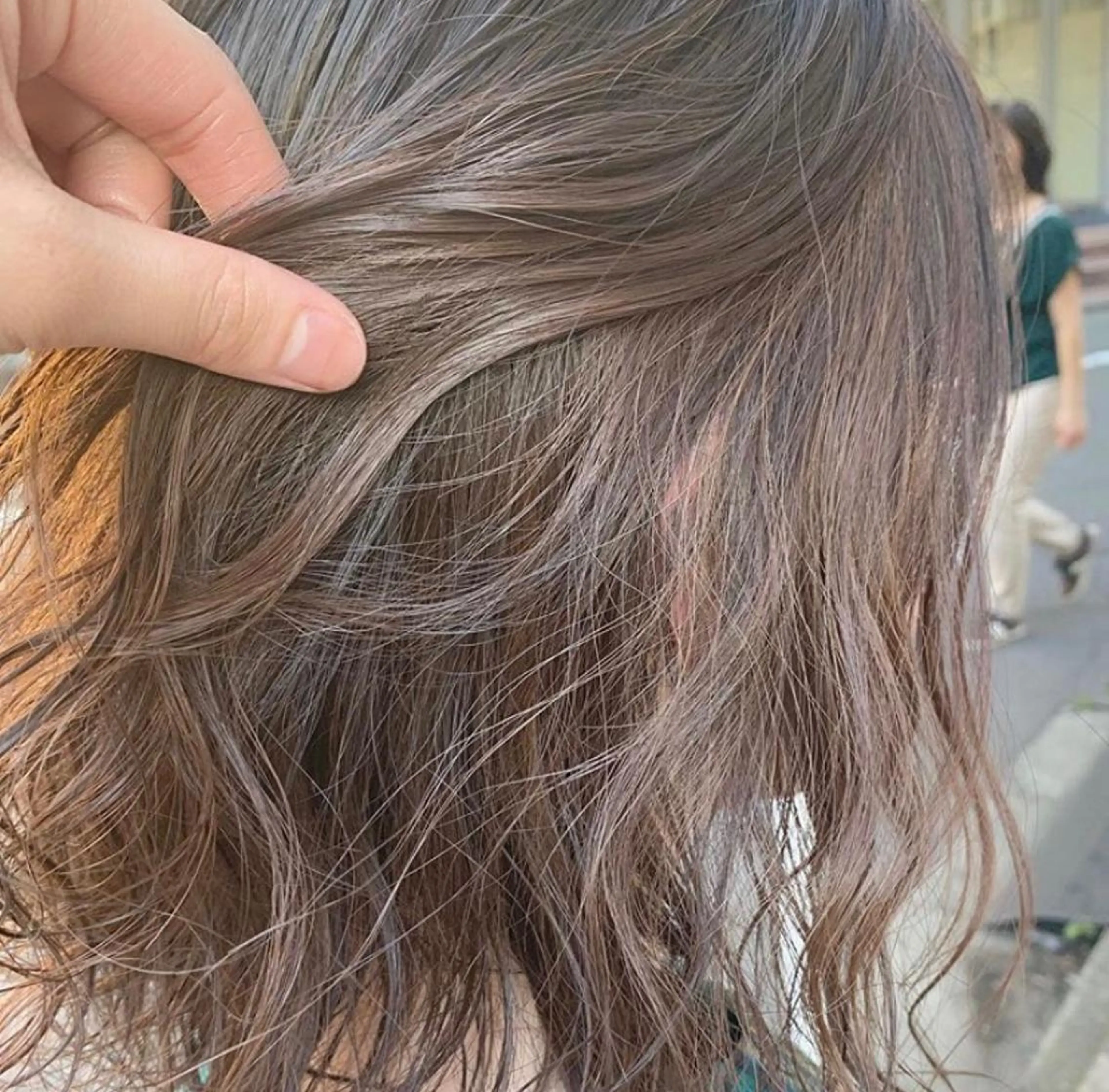 ミディアム カット ヘアカラー トリートメント 韓国　縮毛矯正 髪質改善　木村のヘアスタイル